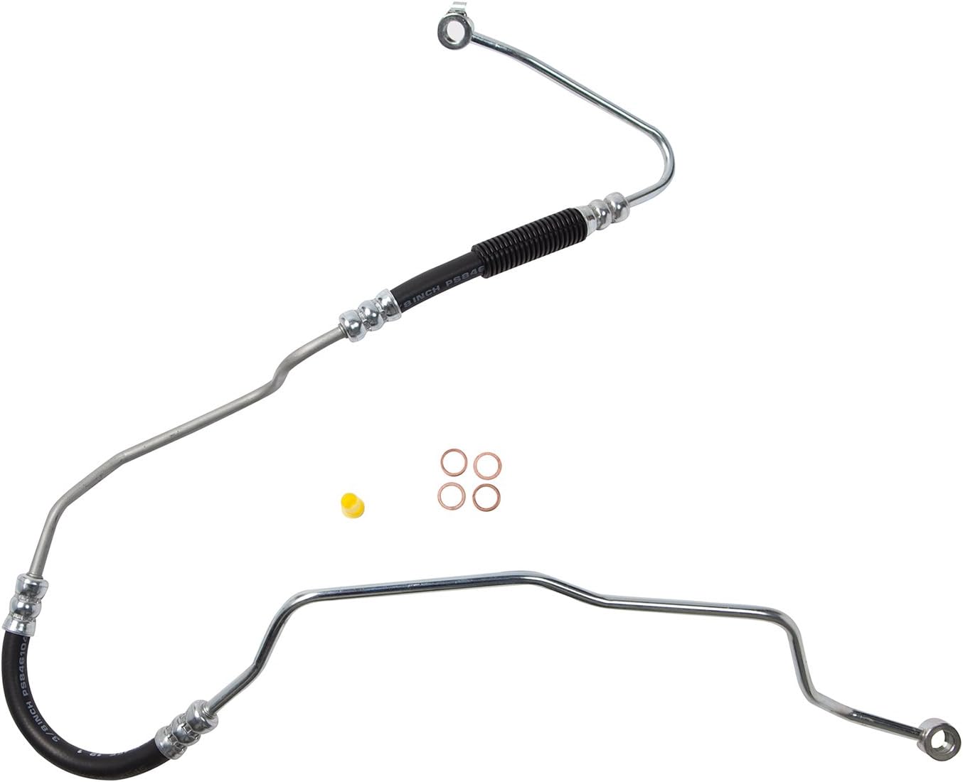 Edelmann 92166 Power Steering Pressure Line Hose Assembly: Replacement for 2009-04 Mazda 3, 2010-06 Mazda 5; 4-CYL. 2.0 & 2.3 L ENGS.