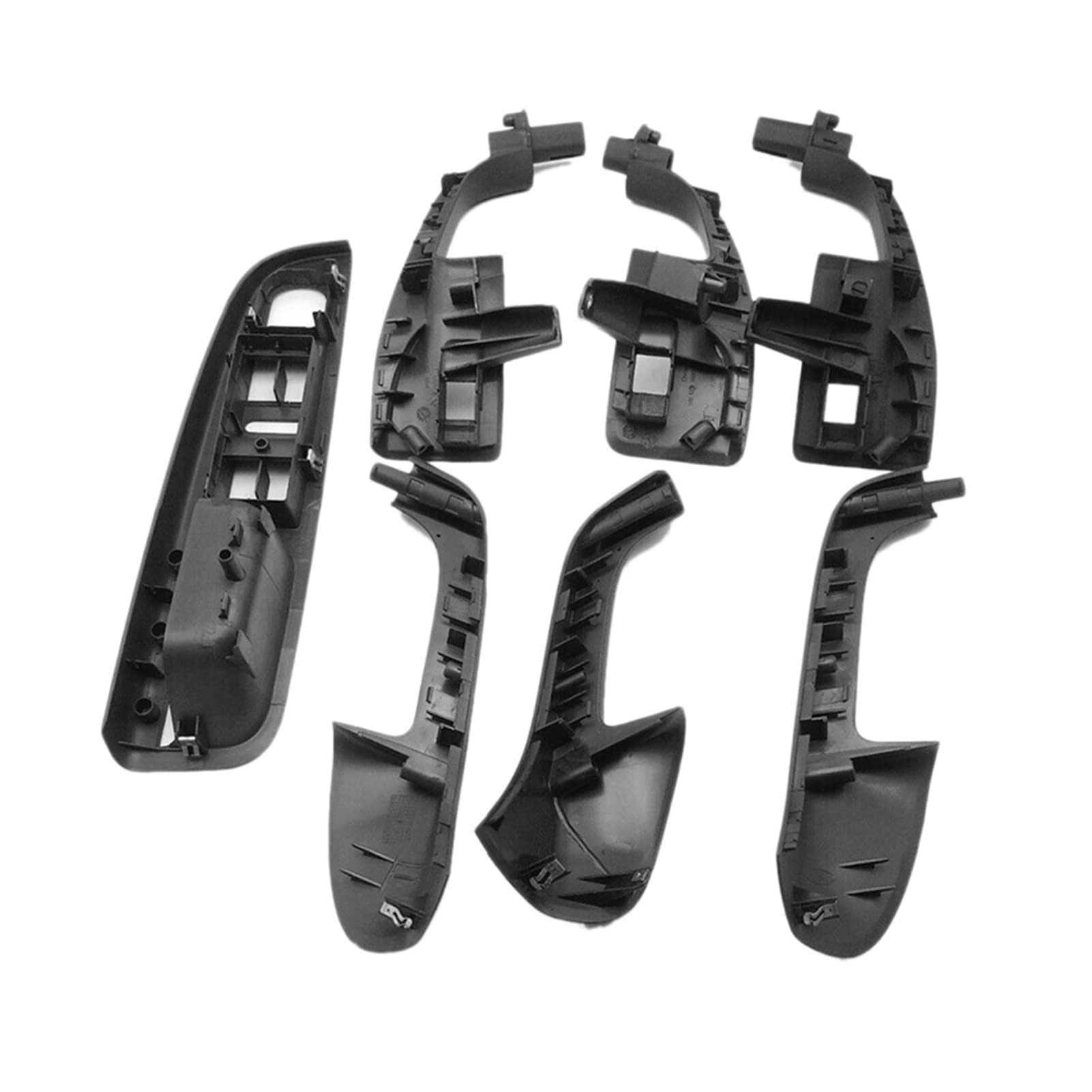 7 PZ Nero Maniglia Interna Porta Afferrare Finestra Interruttore Lunetta Copertura Bracciolo Interno Per Golf 5 GTi-MK5 Per Jetta 1K0 868 040B Maniglie Interne Portiere
