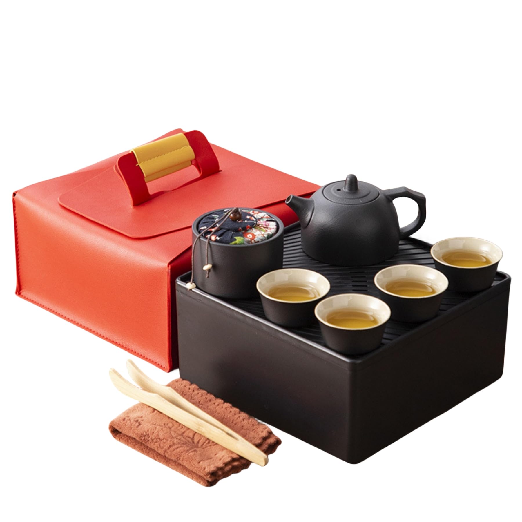 LIYAOGUOCI 赤い茶器セット LIYAOGUOCI 赤い茶器セット