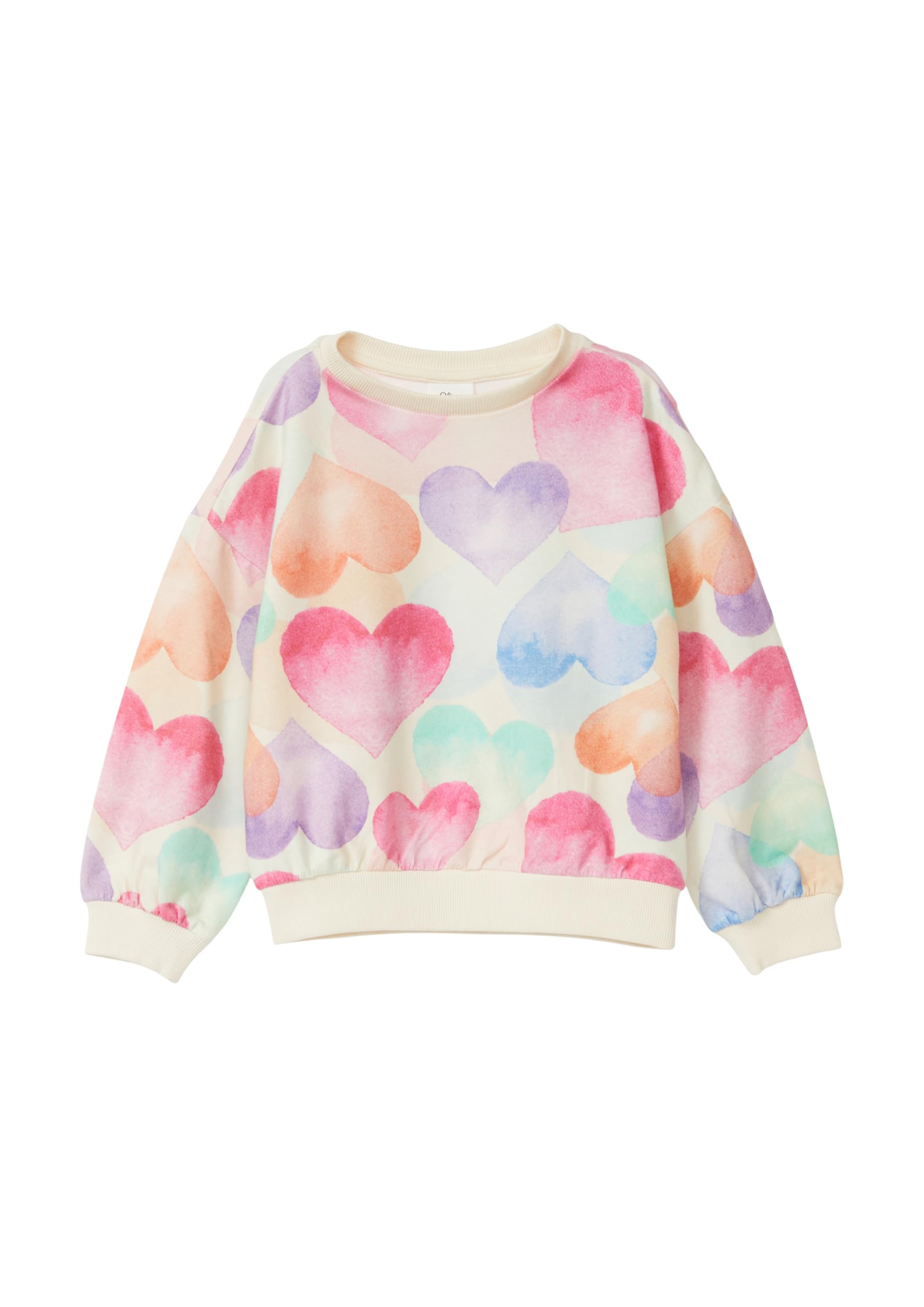 s.Oliver Oversize-Sweatshirt mit All-Over-Print