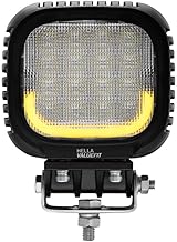 Hella LED-Work Light S5000 2.0 12/24V - 5000lm Outdoor Mount - Clip System Near Field Lighting - Qty: 1, 5000 LM, Short Range Lighting, Position Lighting: White or Yellow