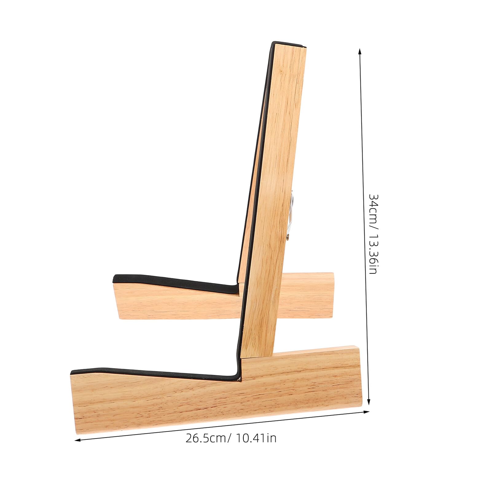 BESTonZON Supporto Per Chitarra in Legno Supporto Portatile Per Strumenti Musicali Compatto e Pieghevole Per Chitarre Acustiche Elettriche e Classiche