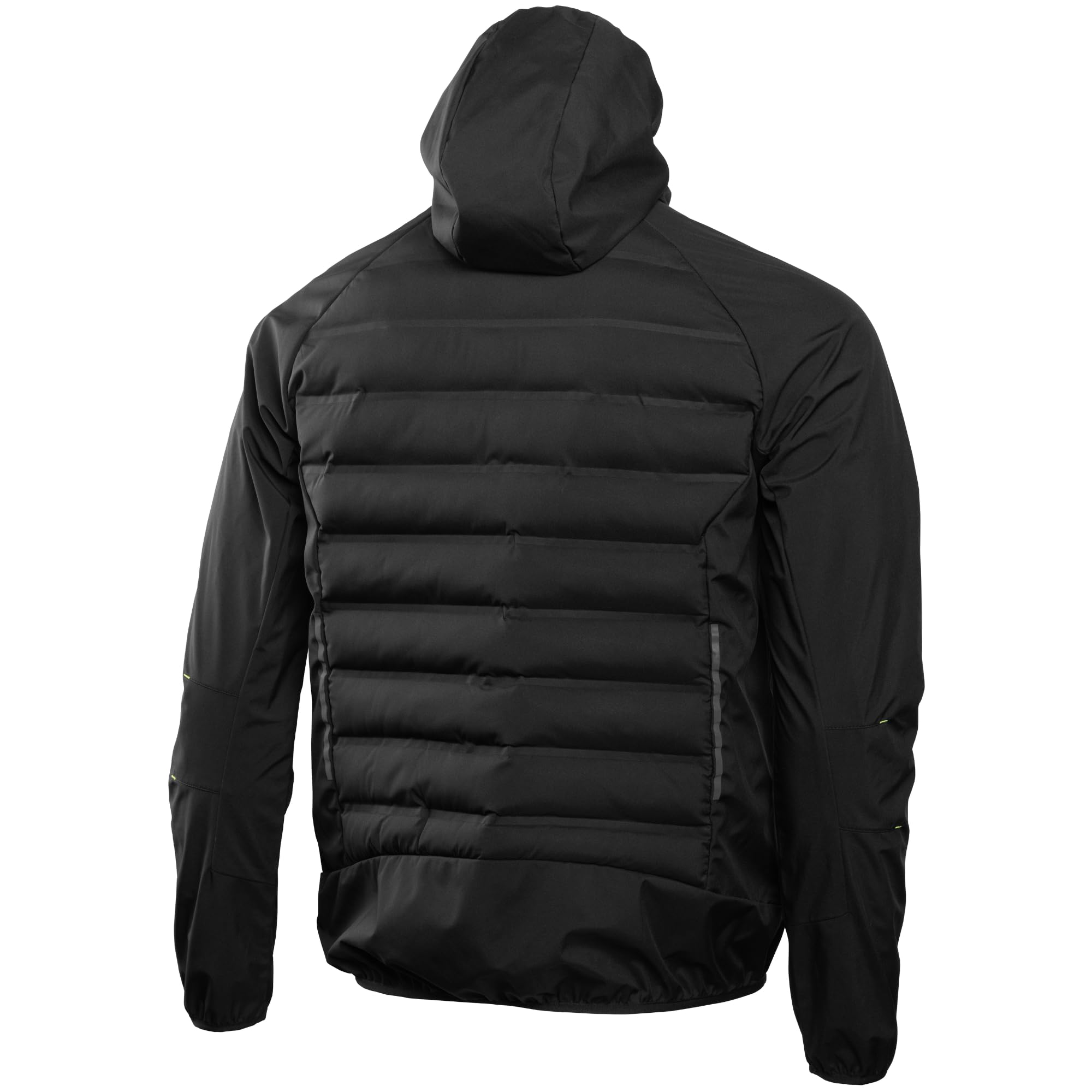 Högert Technik - Softshelljacke mit Kapuze JIM schwarz, Herren Arbeitsjacke Outdoorjacke mit Membran, wasserabweisend, atmungsaktiv, reflektierend