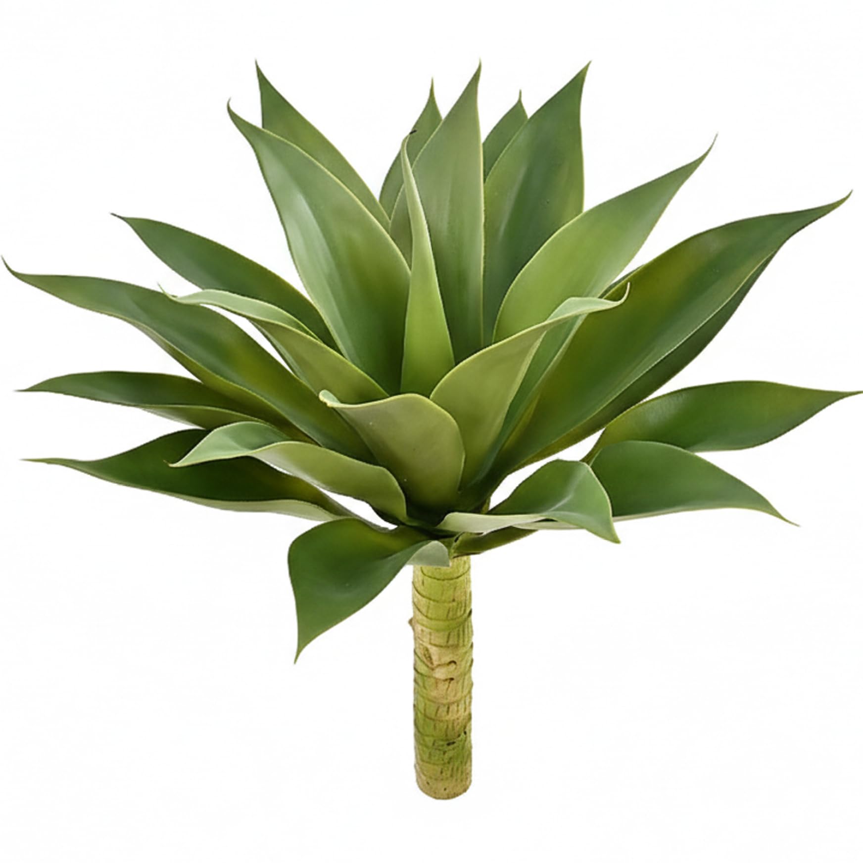 Bonalake Faux Agave Plant, Artificial Agave Plant with Vibrant Green Leaves and Lifelike Details for Indoor Spaces Artificial Outdoor Faux