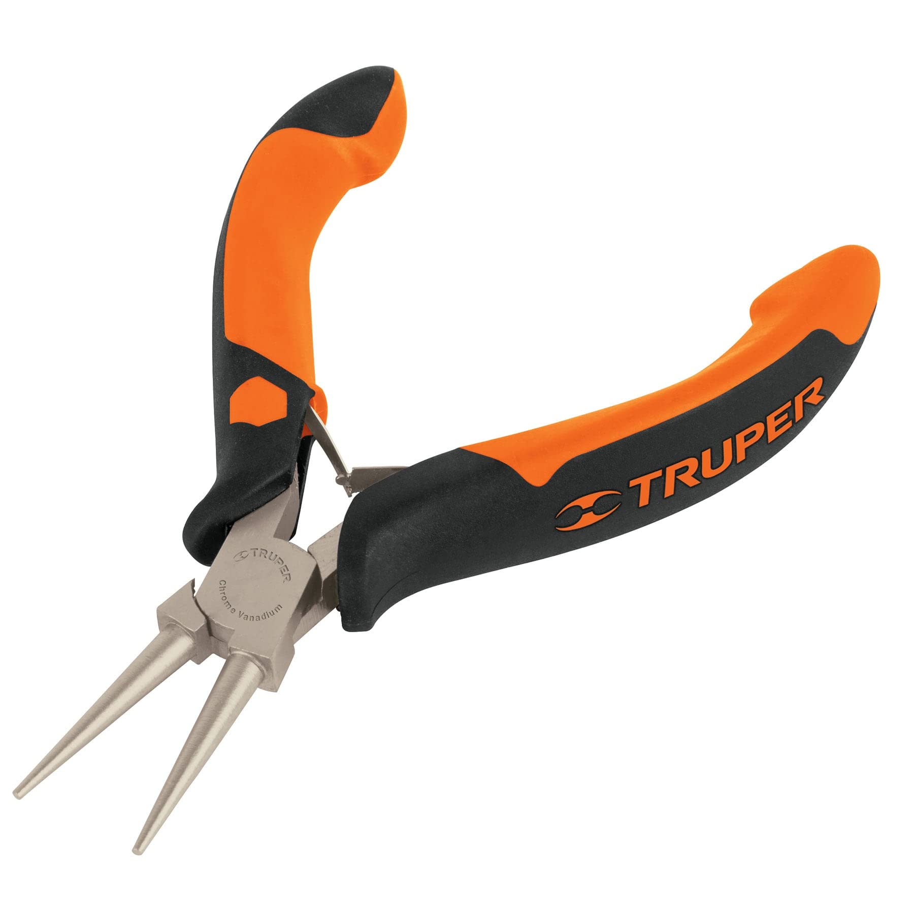 Truper PM-PR4 - Pinze a becchi tondi, impugnatura comoda, 12 cm