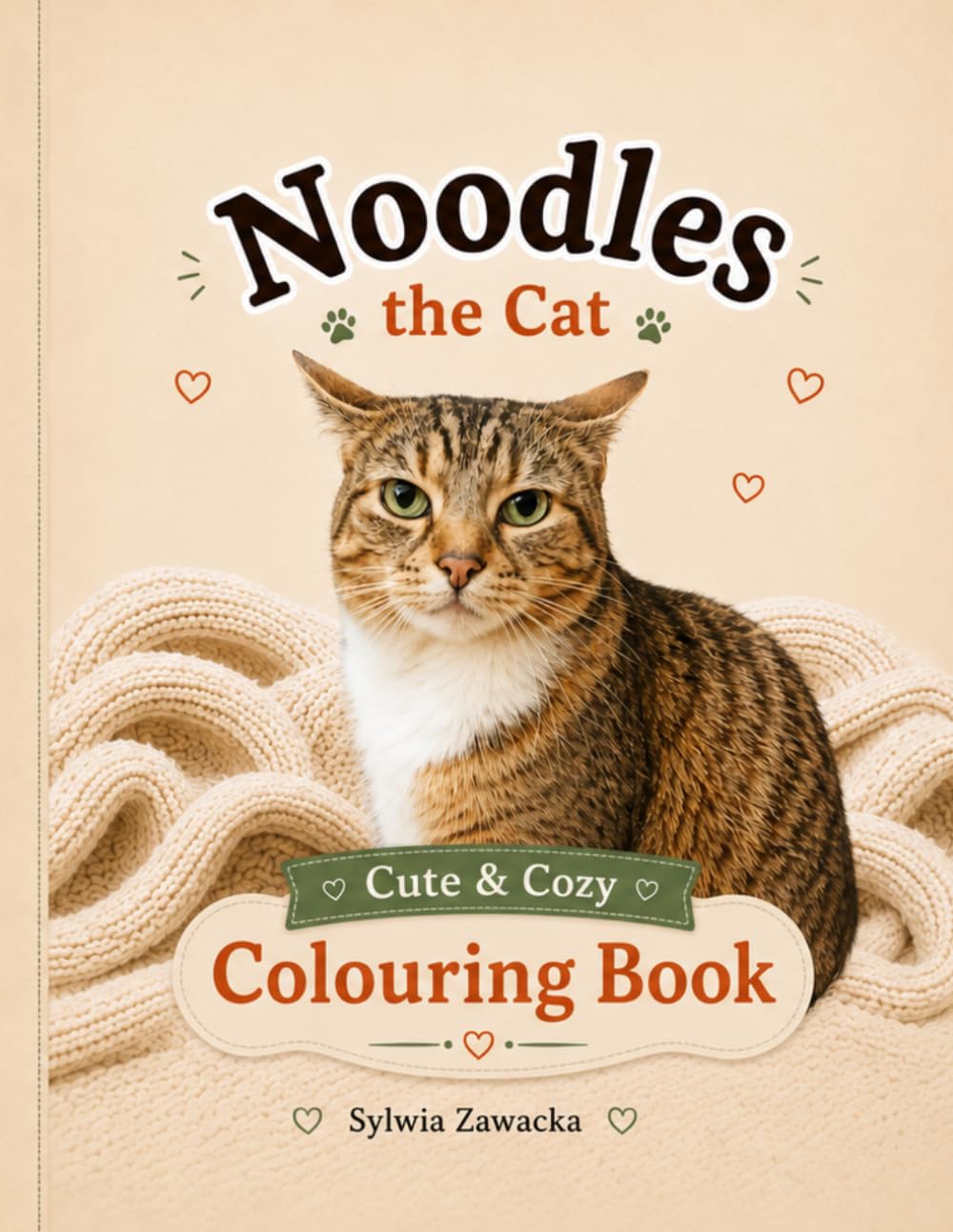 Noodles the Cat: Cute & Cozy Colouring Book