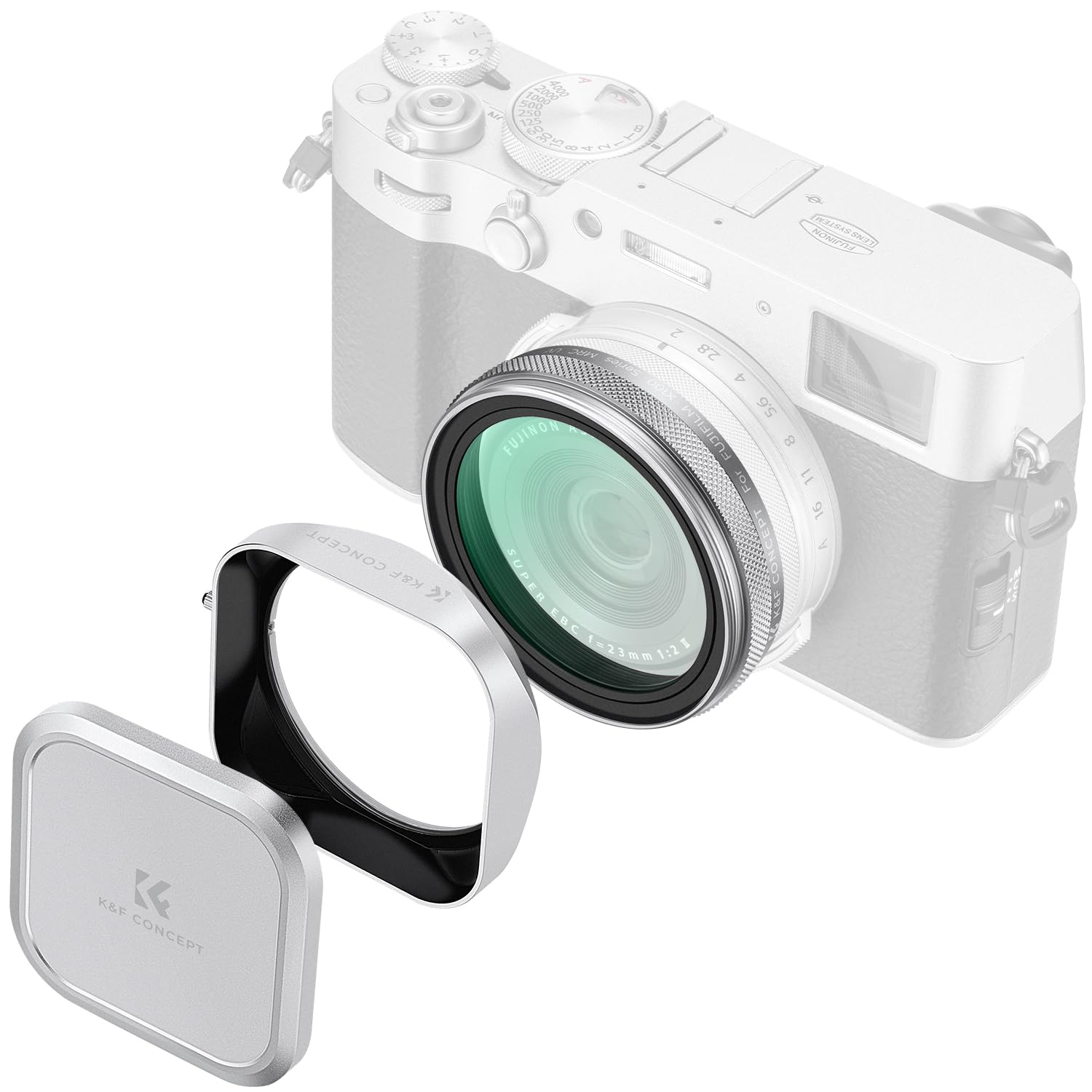 Amazon.com : K&F CONCEPT (Silver Frame) MC UV Filter + Metal