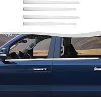 Chrome Stainless Steel Window Sill Trim Covers for 2018-2026 Dodge RAM - 4PCS Durable Exterior Molding Upgrade