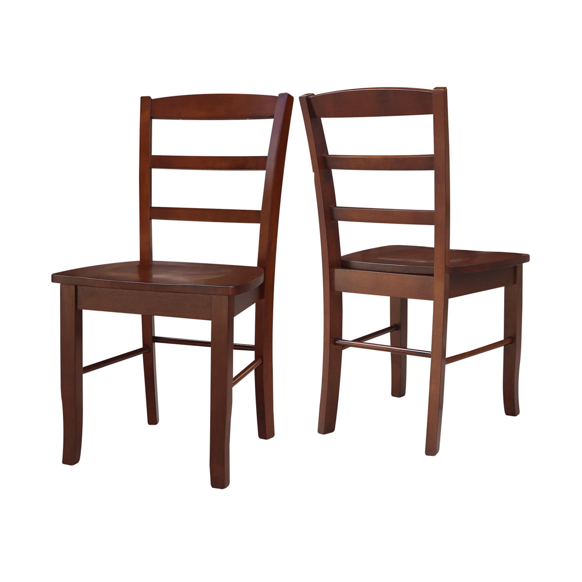 International Concepts Madrid Ladder Back Chair, Espresso