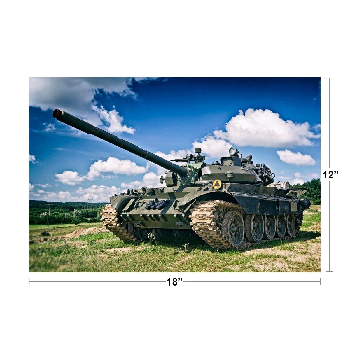 Amazon.com: T 55 Soviet Made Post WWII Era Battle Tank Photo