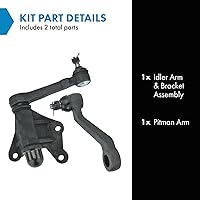 Vista 2 de TRQ Kit de brazo tensor Pitman para Toyota 4Runner Pickup 1986-1995 1993-1998 T100