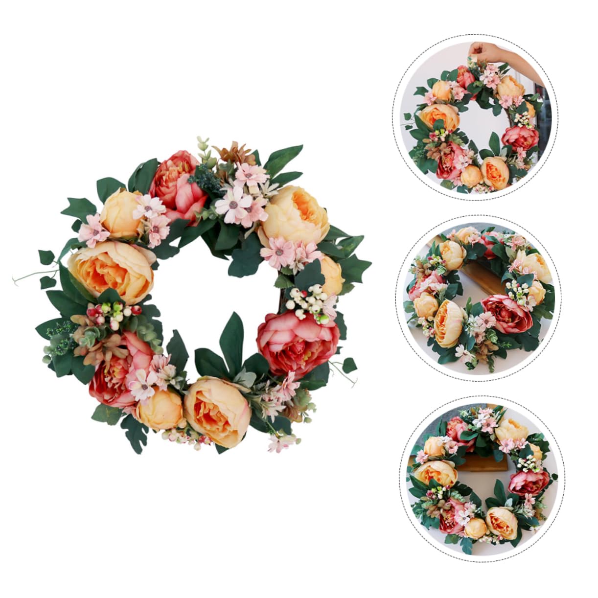 Guirlande Simulée Pivoine Décorative pour Mariage et Bar