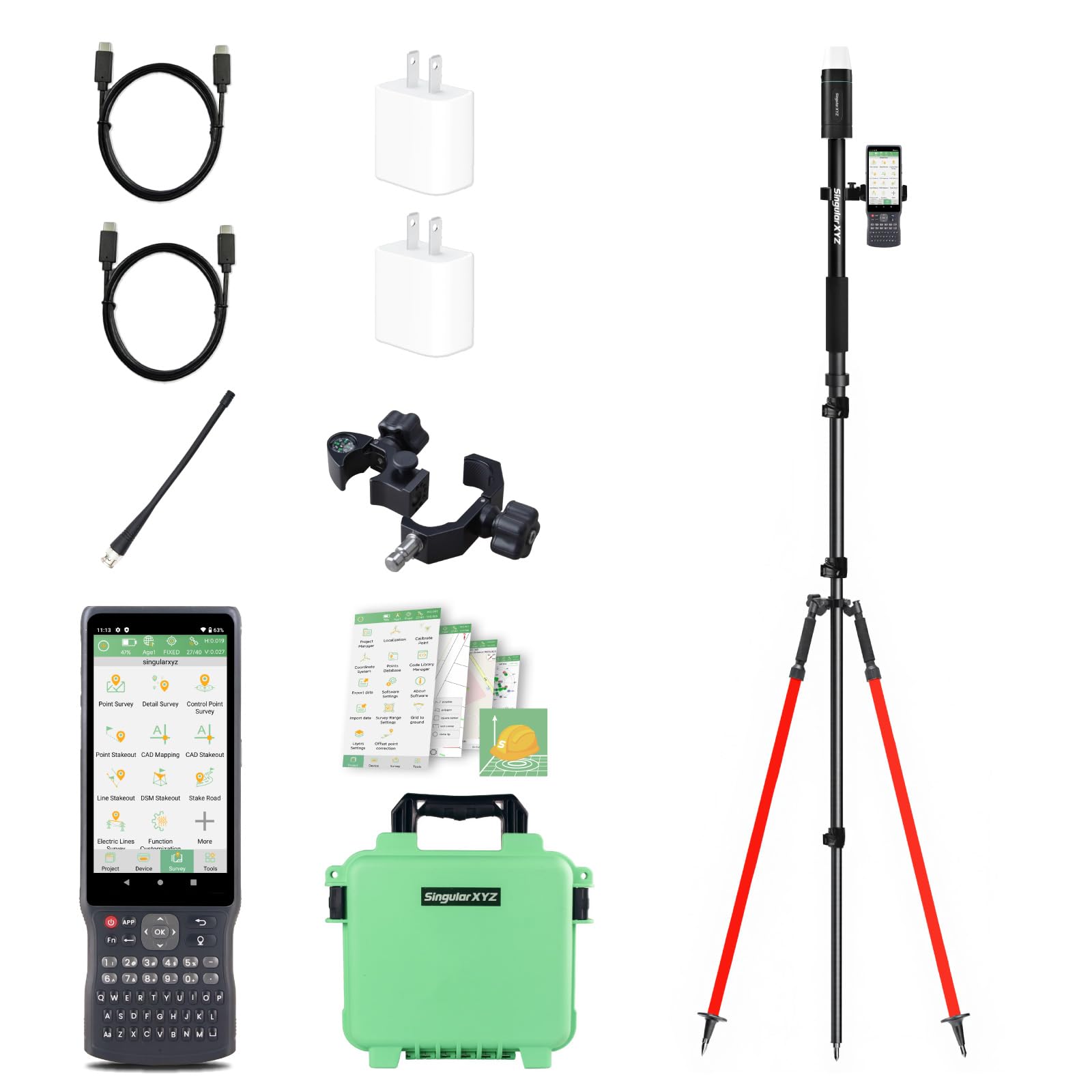 sfaira Plus+1.8M Pole+RED BIPOD