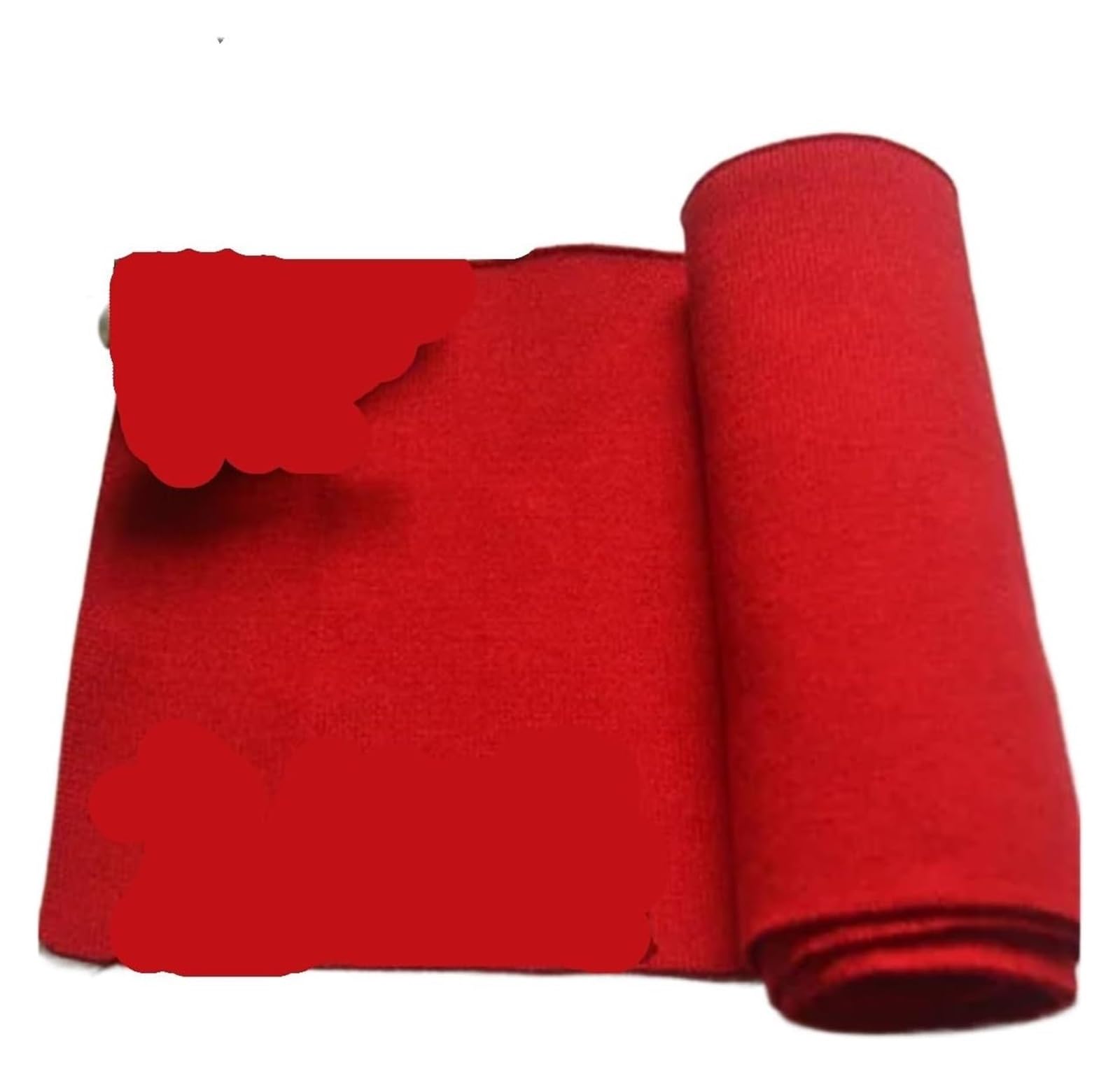 Rib Knit Cuff, Fine Ribbed Elastic Cuffs 15cm Wide 1m Multicolor for Neckline Hem Trouser Opening Sweater(Red)