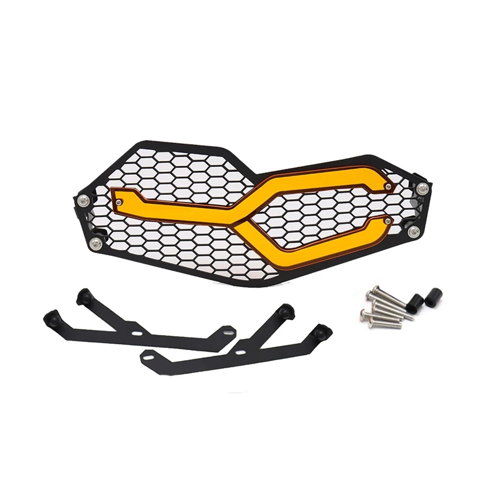 F900GS Adventure 2024 Motorrad-Scheinwerferabdeckung, passend for BMW F 900 GS ADC GSA900 2023, Kühlergrillschutz Scheinwerfermodifikation (Size : Orange)