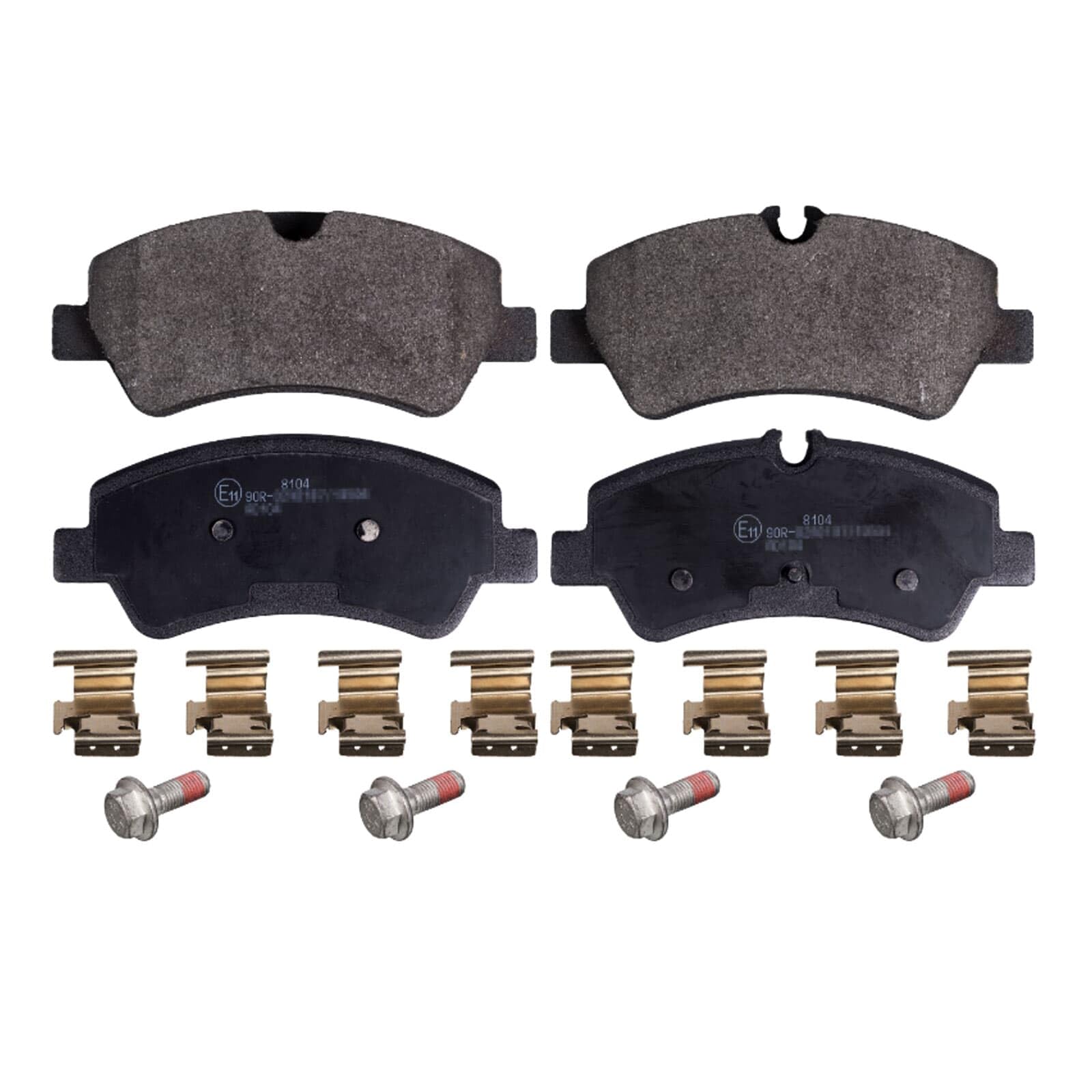 Febi Bremsscheiben 288mm + Beläge hinten | 104494+16963 passend für Tourneo Transit Custom