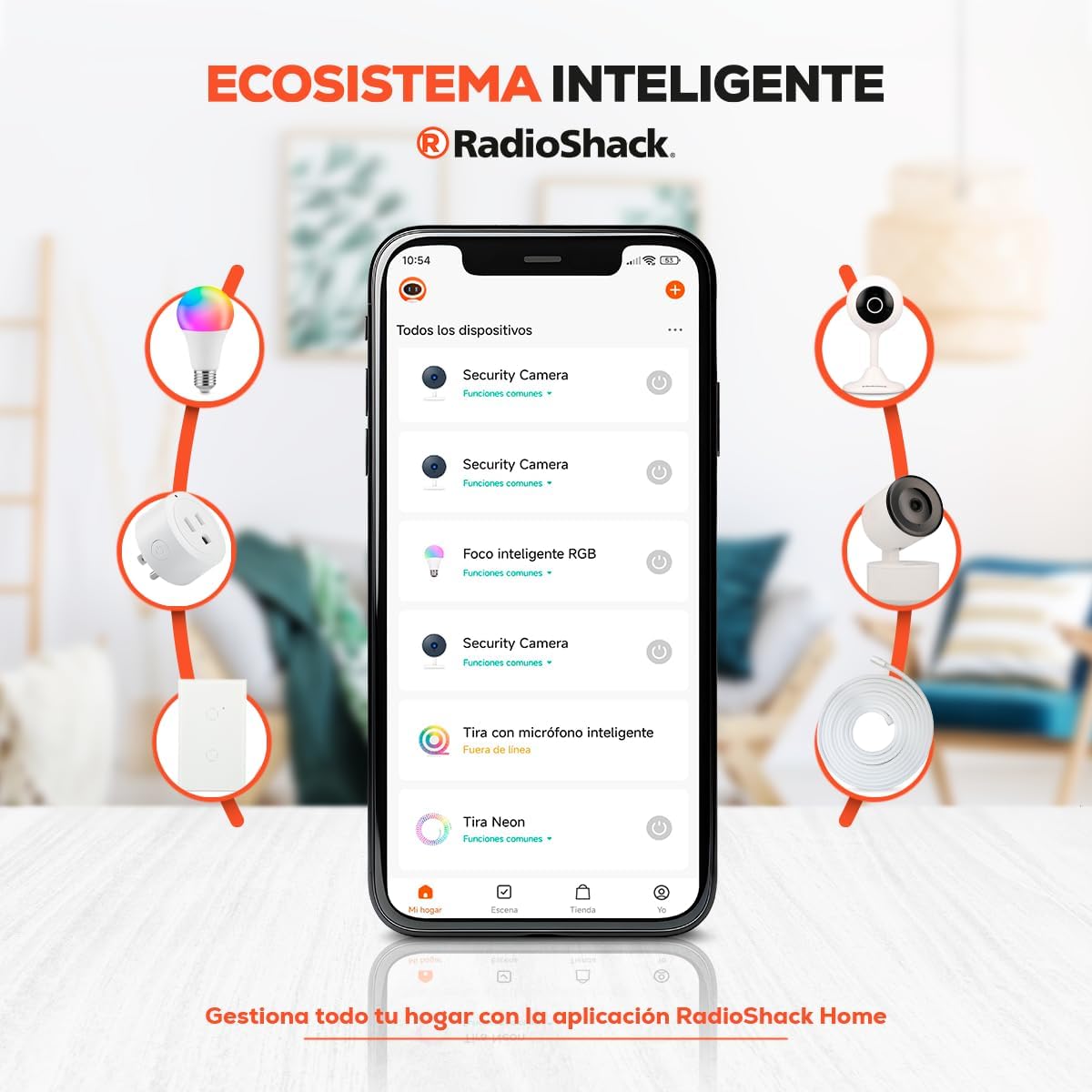 Radioshack Smart IP Camera Bulb monitoring a baby's crib indoors