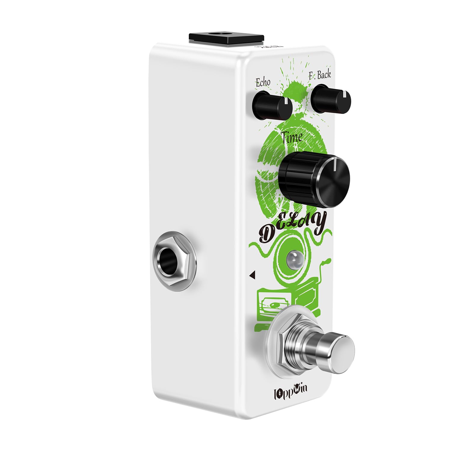 Gitarrenpedale Premium Analog Delay Pedal - Warme, saubere, glatte Töne mit 25ms-600ms einstellbarer Reichweite & True Bypass, für Retro Tone Lovers und Live Musiker