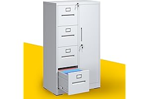 4 Drawer Metal File Cabinet
