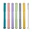 Hollow Teething Tubes Toys for Babies Girls Boys, 5 Pack Silicone Baby Teether Toy Tube for Infants with Nursing Biting Chewing, Chew Straws for Toddlers 6-12 Months (Style B)