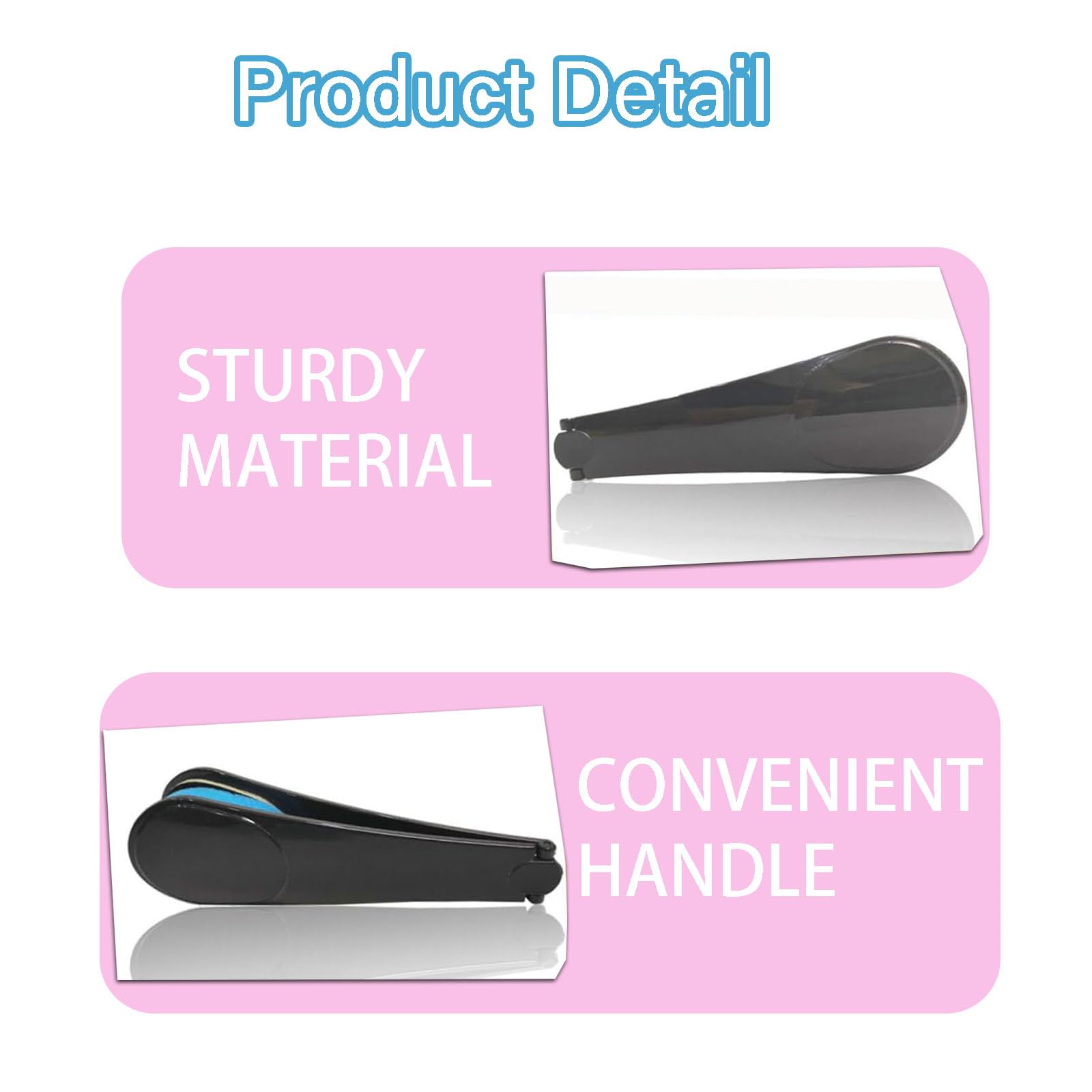 2pcs Lotion Applicator for Back Back Tanner Applicator with Blue and Pink Sponges, Extended Reach Back Cream Applicator - Image 3