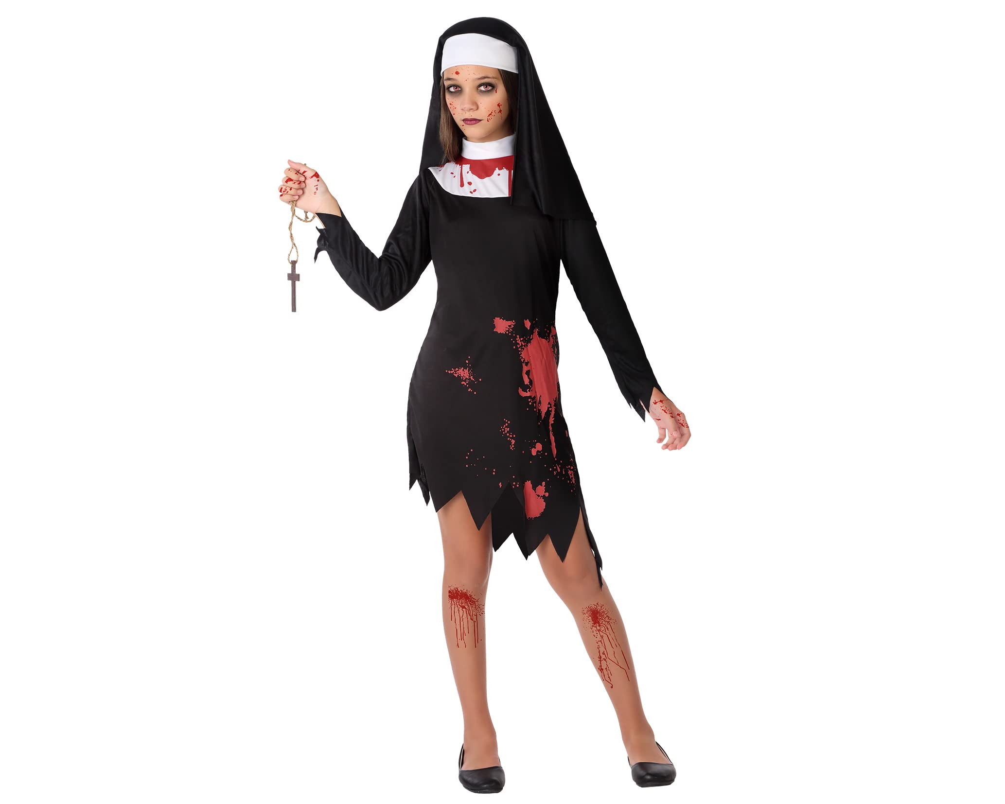 Atosa -65865 65865 Religious Fancy Dress Costume, Black, 5-6 Years
