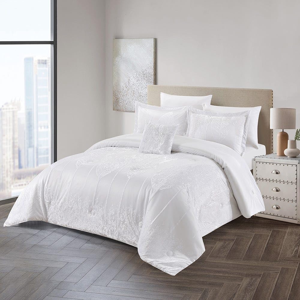 Homes r us Melange Comforter, Aqua - 218x228 Cms