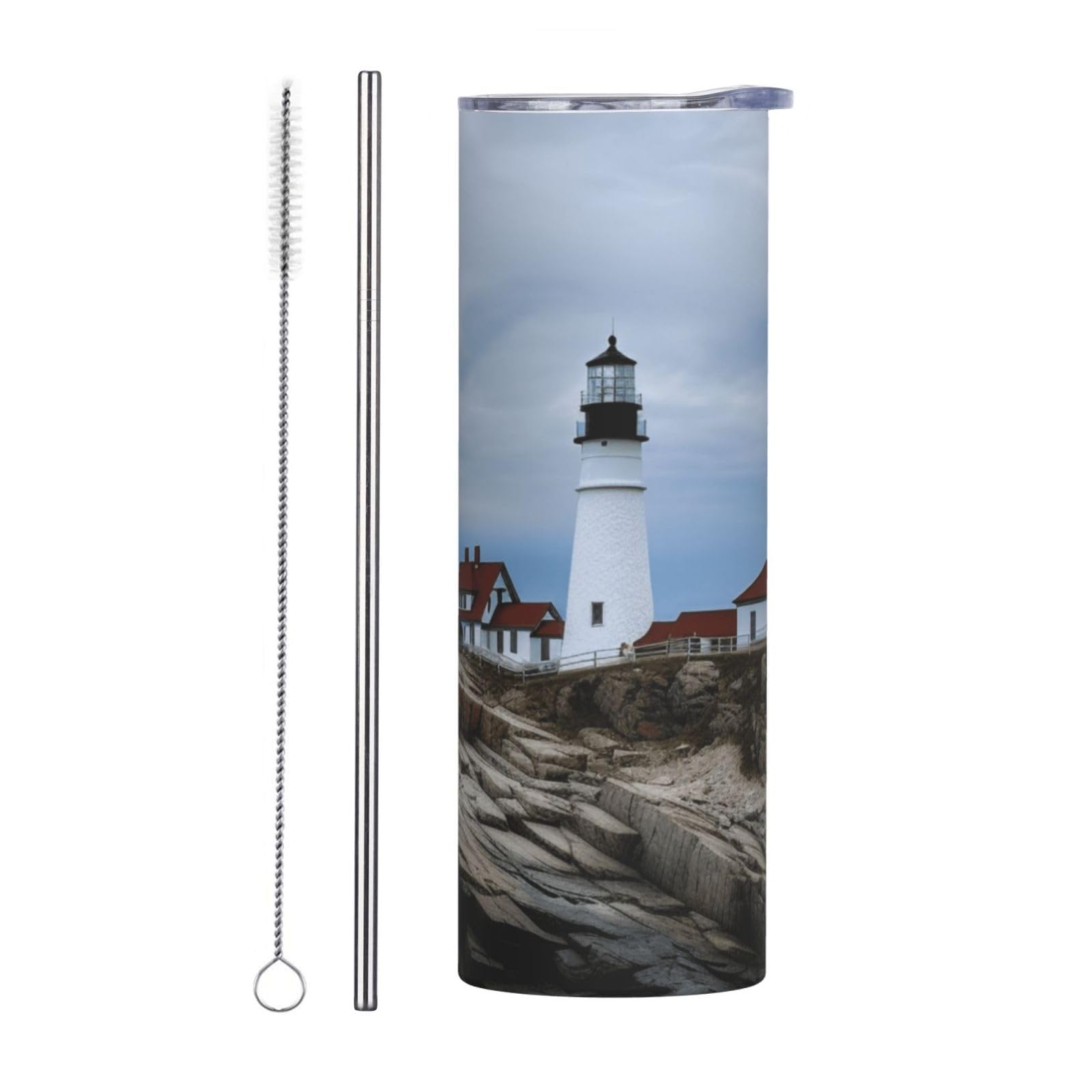 Gobelet isotherme en acier inoxydable de 590 ml avec motif phare