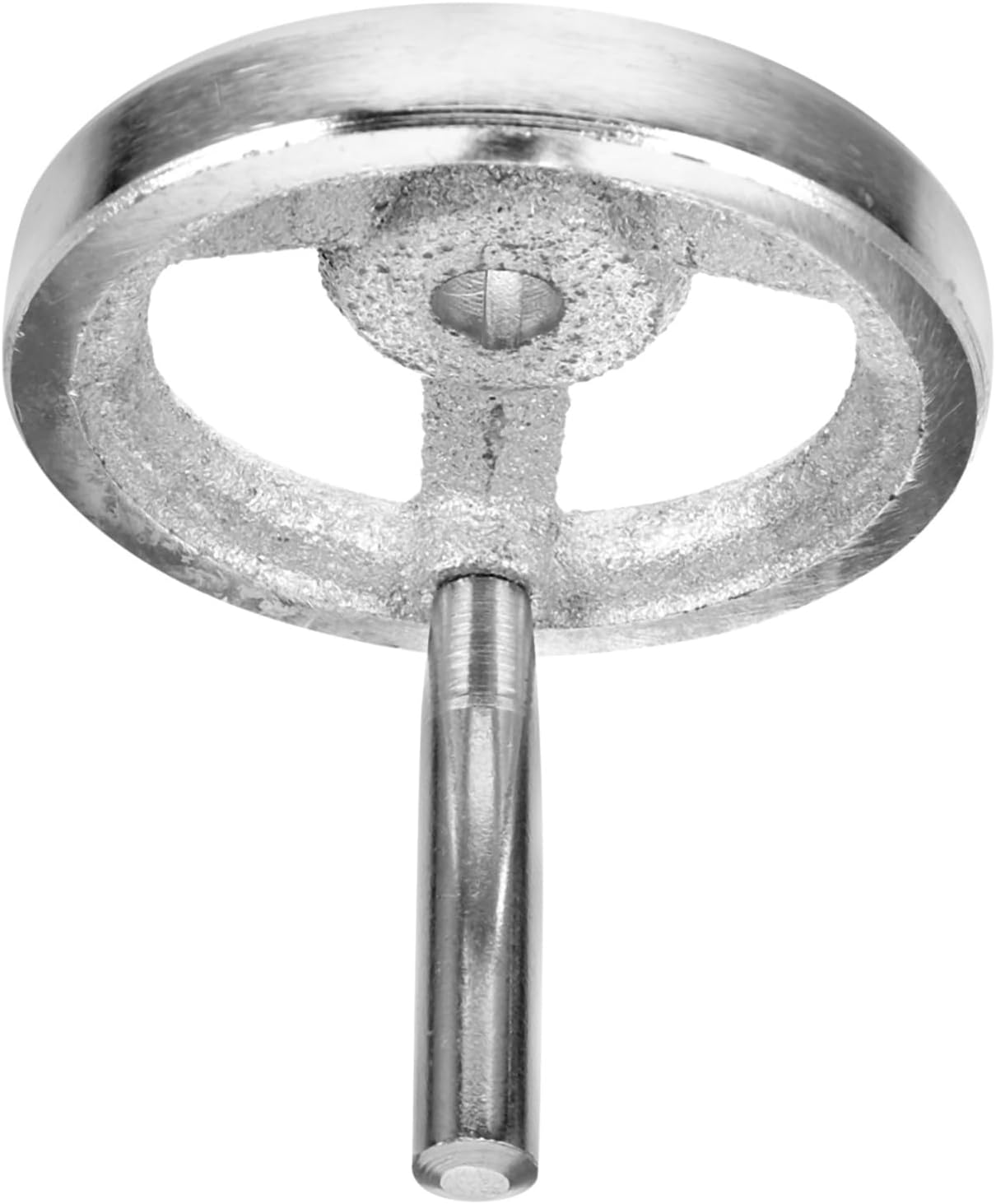 MAGICLULU Carbon Steel Crank Handle Chrome Plated Hand Wheel for Lathe and Milling Machines 5-inch Revolving Knob Grip Handle