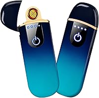 Vista 15 de Encendedor Electrónico, Encendedor Eléctrico, Encendedor Inteligente Recargable USB, Encendedores Geniales Portátil Encendido de Doble Cara