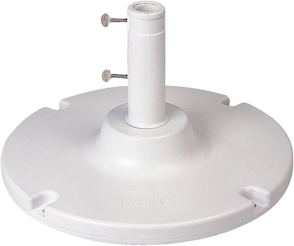 35lb Table Umbrella Base, White