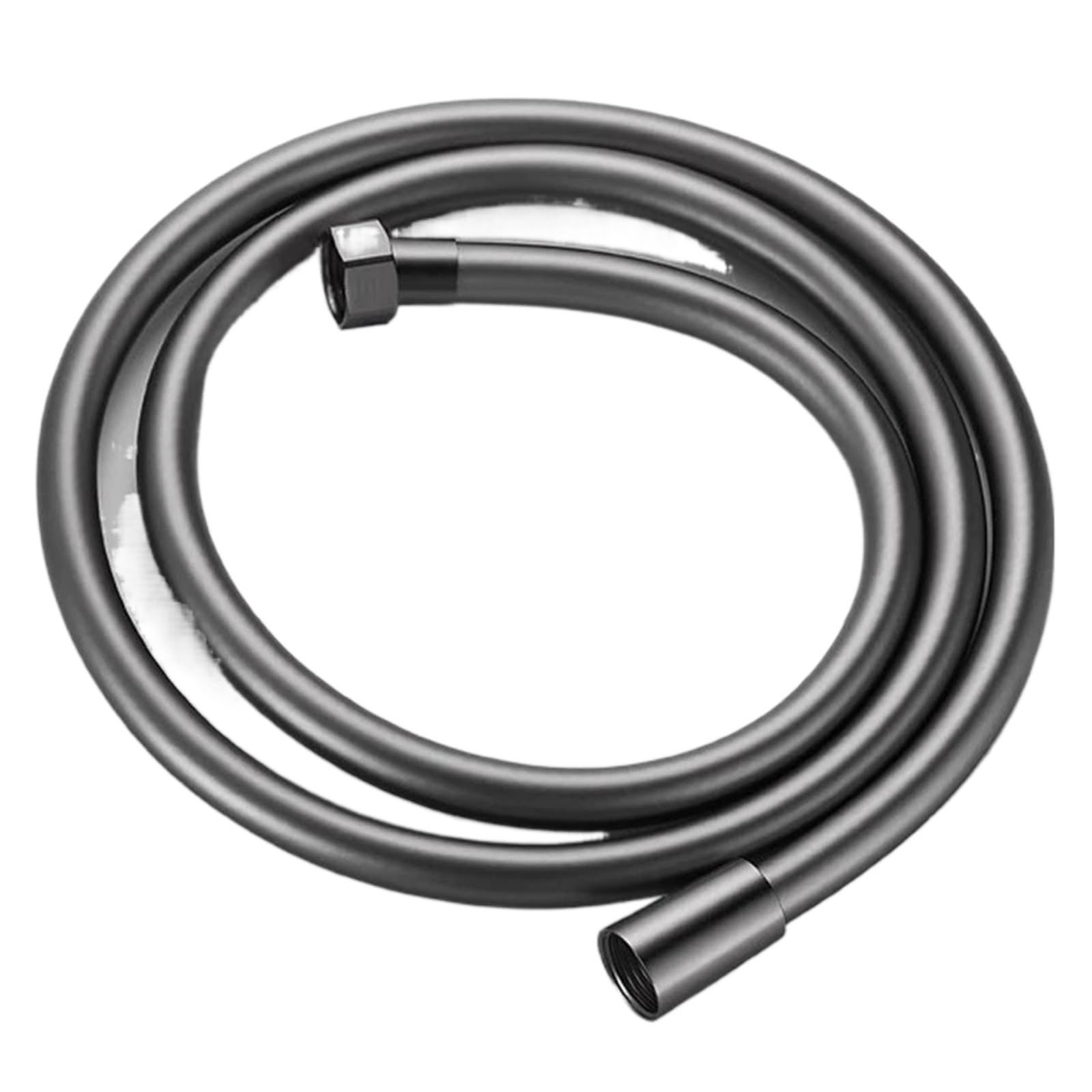 Flexible Shower Hose Pipe Plumbing Accessories High Pressure Water Hoses Tube De Douche PVC Bath Laundry Pipes(Gunmetal Gray-2m)