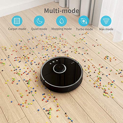 Image of Roborock S5 Robot Vacuum and Mop, Smart Navigating Robotic Vacuum Cleaner with 2000Pa Strong Suction &Wi-Fi connectivity for Pet Hair, Carpet & All Types of Floor (Renewed)