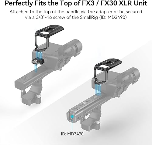 Vista 21 de SmallRig FX3 / FX30 XLR - Soporte de extensión con mango para Sony - MD3490