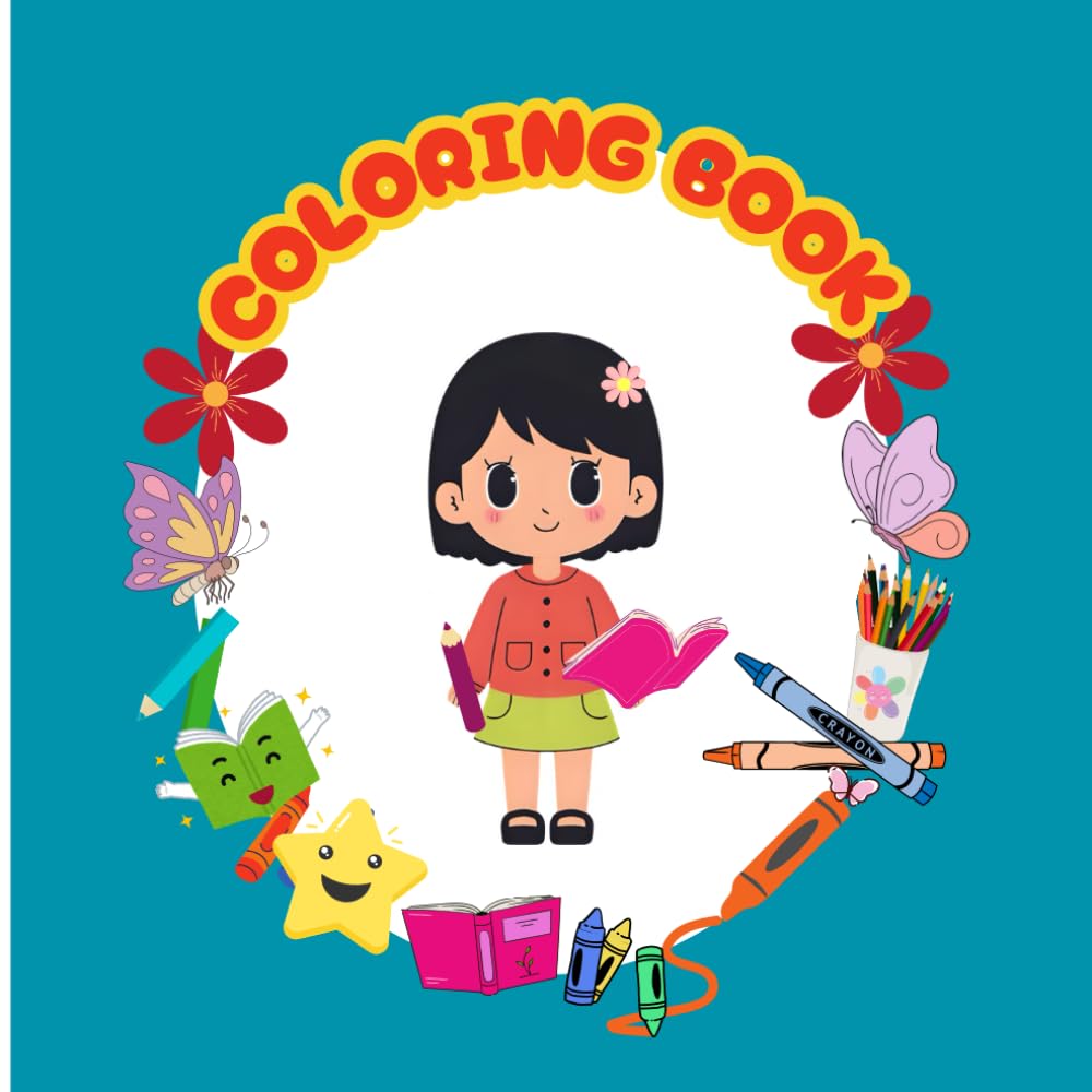 Cute Coloring Book for Girl's: Fun, Easy & Adorable Designs to Spark Creativity, Relaxation, and Joy