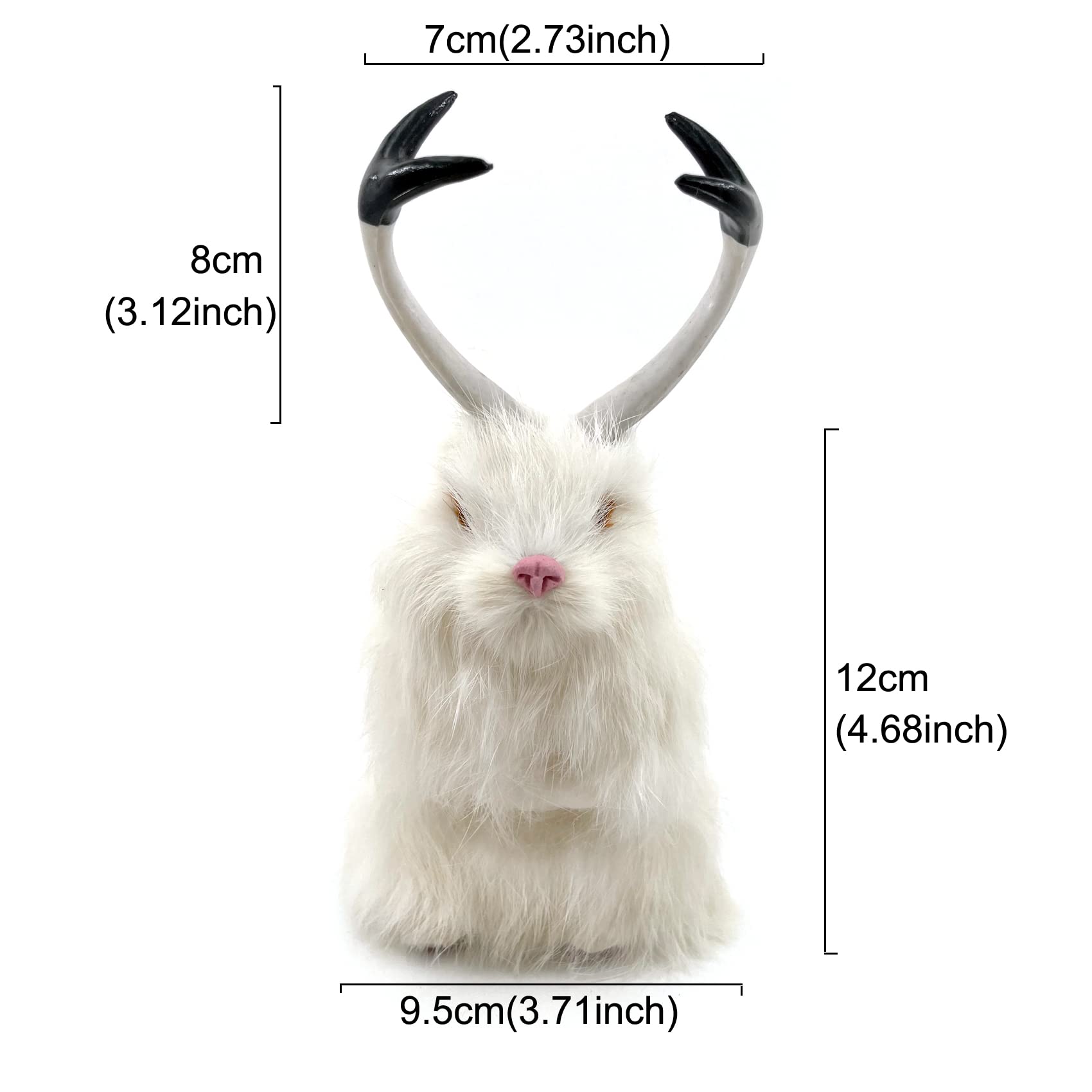 Amazon.com: FlyEgg 4 Color~Replica Jackalope Rabbit with