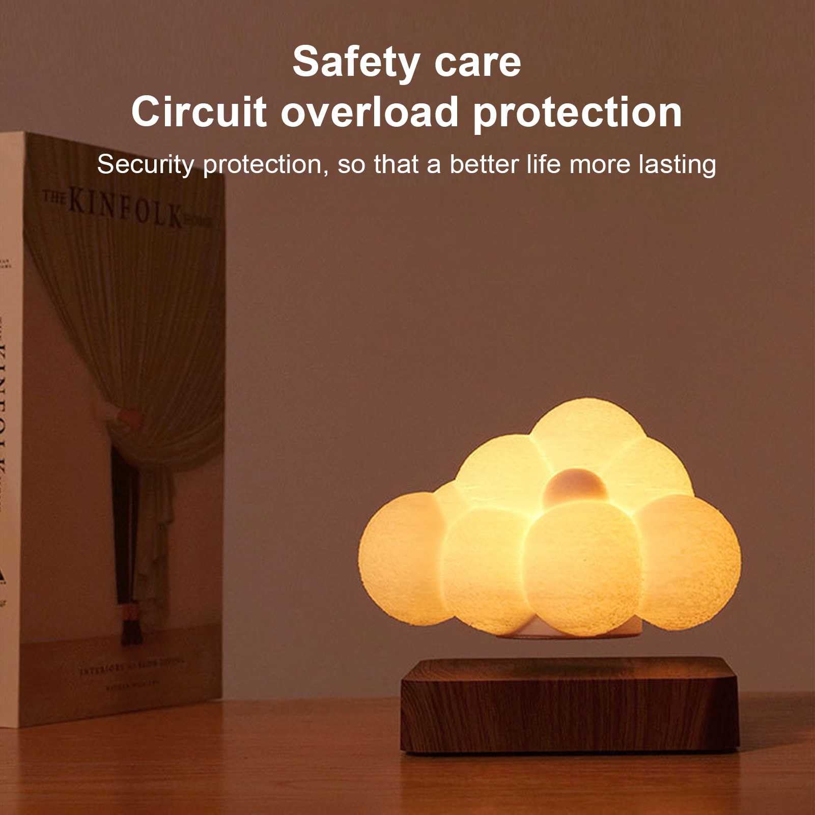 Lampada da soffitto a forma di nuvola 3D creativa LED Simulazione Nuvola Plafoniera per lampadario per camera dei bambini per camera da letto, soggiorno, 36W, 3 luci