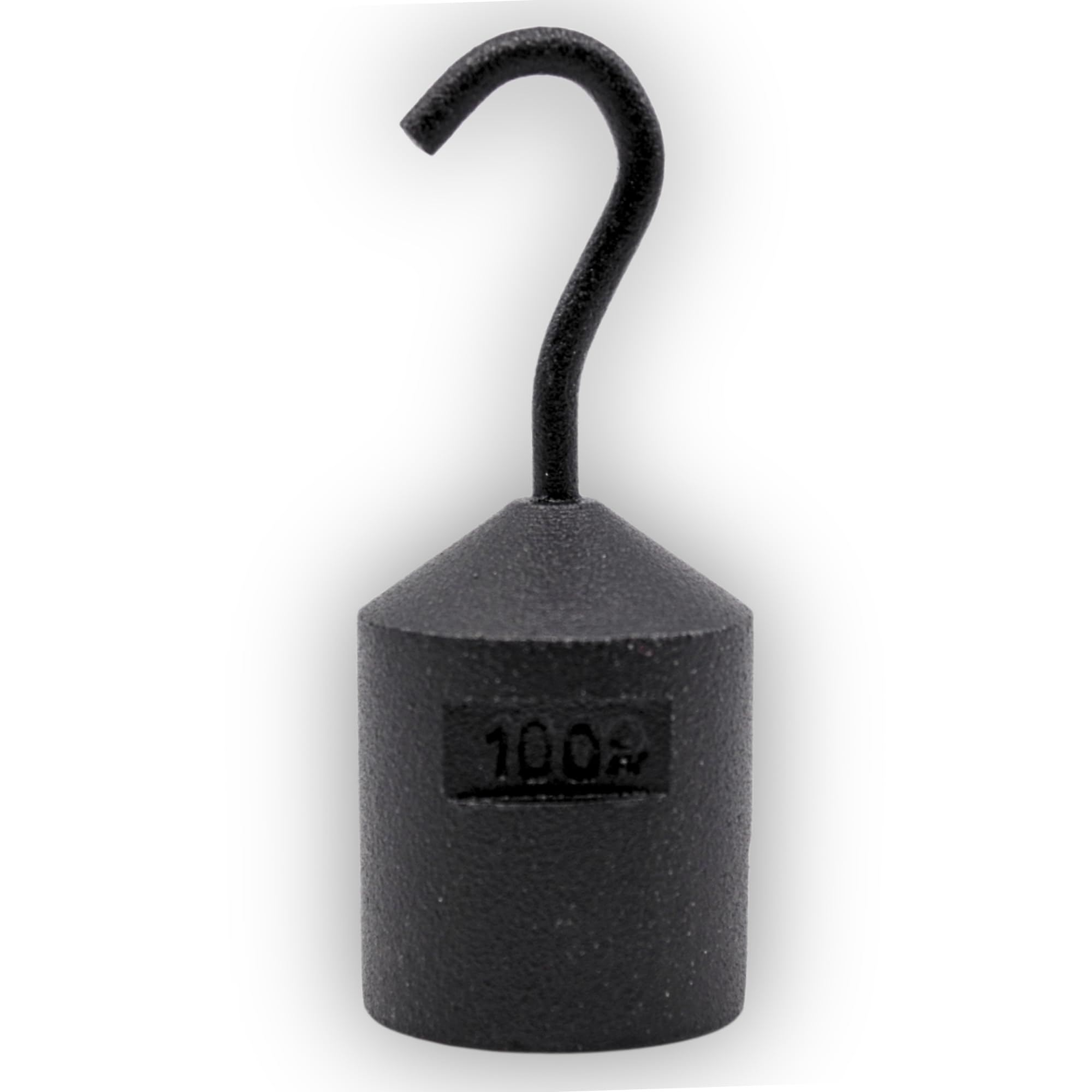 Eisco Labs - Hooked Weight, 100g - Iron, Cylindrical with Hook and Bottom Slot for Easy Lifting, Science Experiments, Physics, Scale Calibration, Measurement-image-26