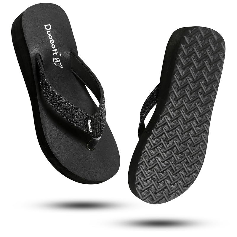 Duosoft Extra Soft Ortho Slippers for Women (Dt-017-Black-05) Black 5 Kids UK (B0BF5XDBYZ) Amazon Price History, Amazon Price Tracker