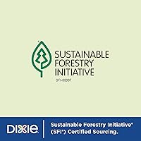 Vista 10 de Dixie Platos de papel grandes, 10 pulgadas, 54 unidades, 2 veces más fuertes, aptos para microondas, a prueba de remojos, resistentes a cortes