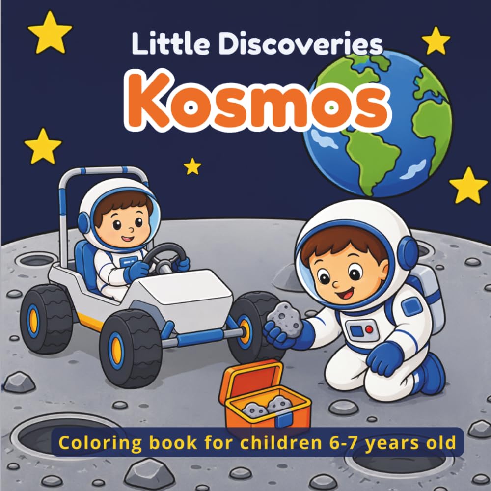 Little discoveries Kosmos: Coloring book for children