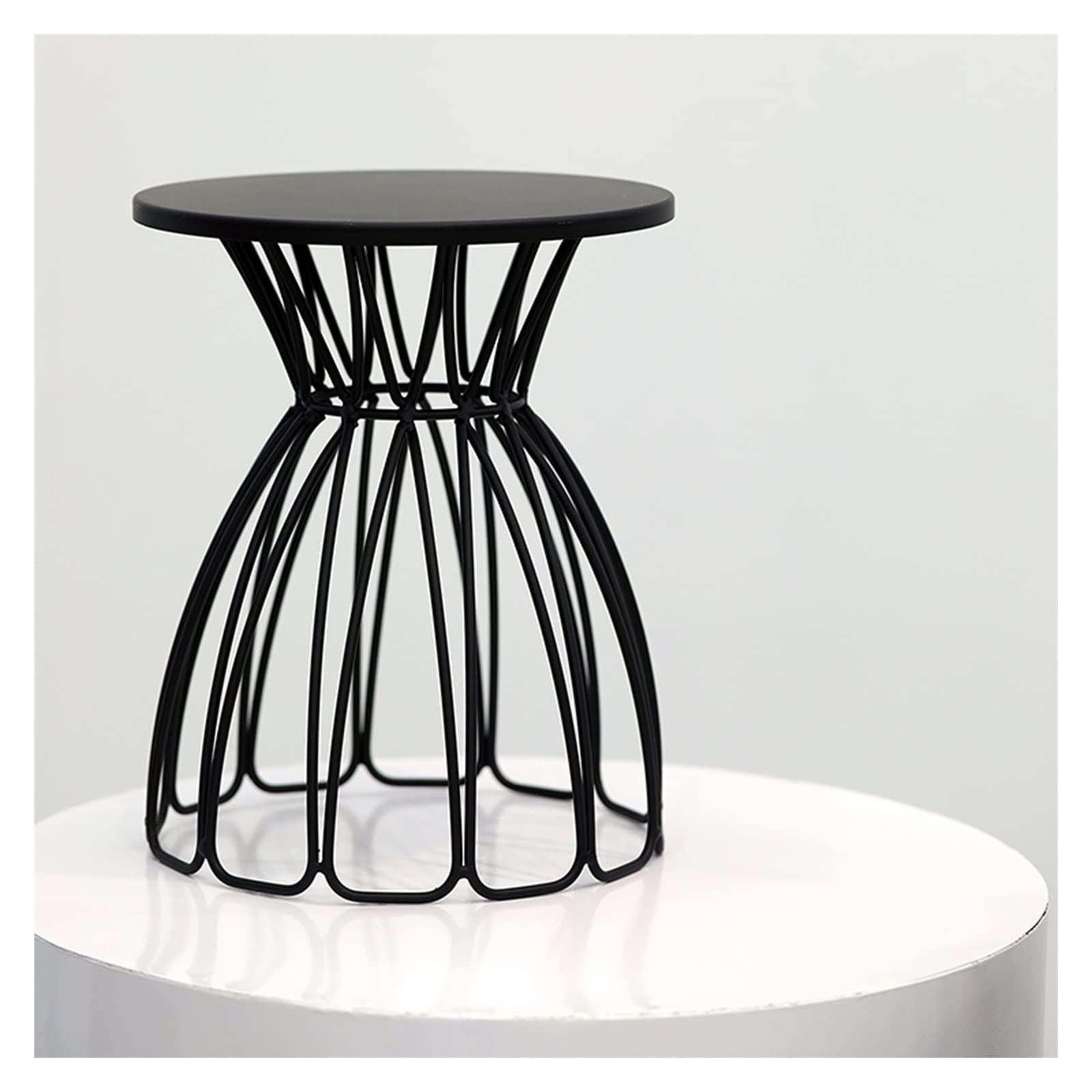 SUNESA Présentoir à Gâteau Mariage Fer Gâteau Stand Jupe Gâteau Plaque Dessert Table Gâteau Plateau Dessert Stand Présentoir Stand de Gâteaux (Color : Noir, Size : S)