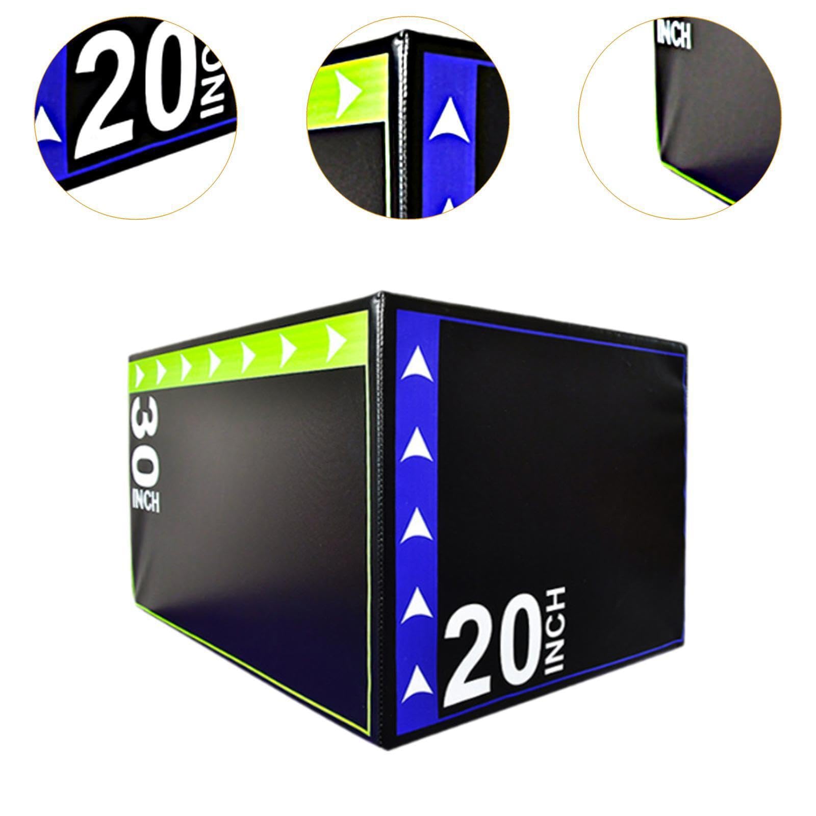 Plyometrische Sprungbox mit Step Up Funktion für Kondition und Krafttraining. Stabile Konstruktion für optimale Stabilität beim Training. Ideal für das Heim