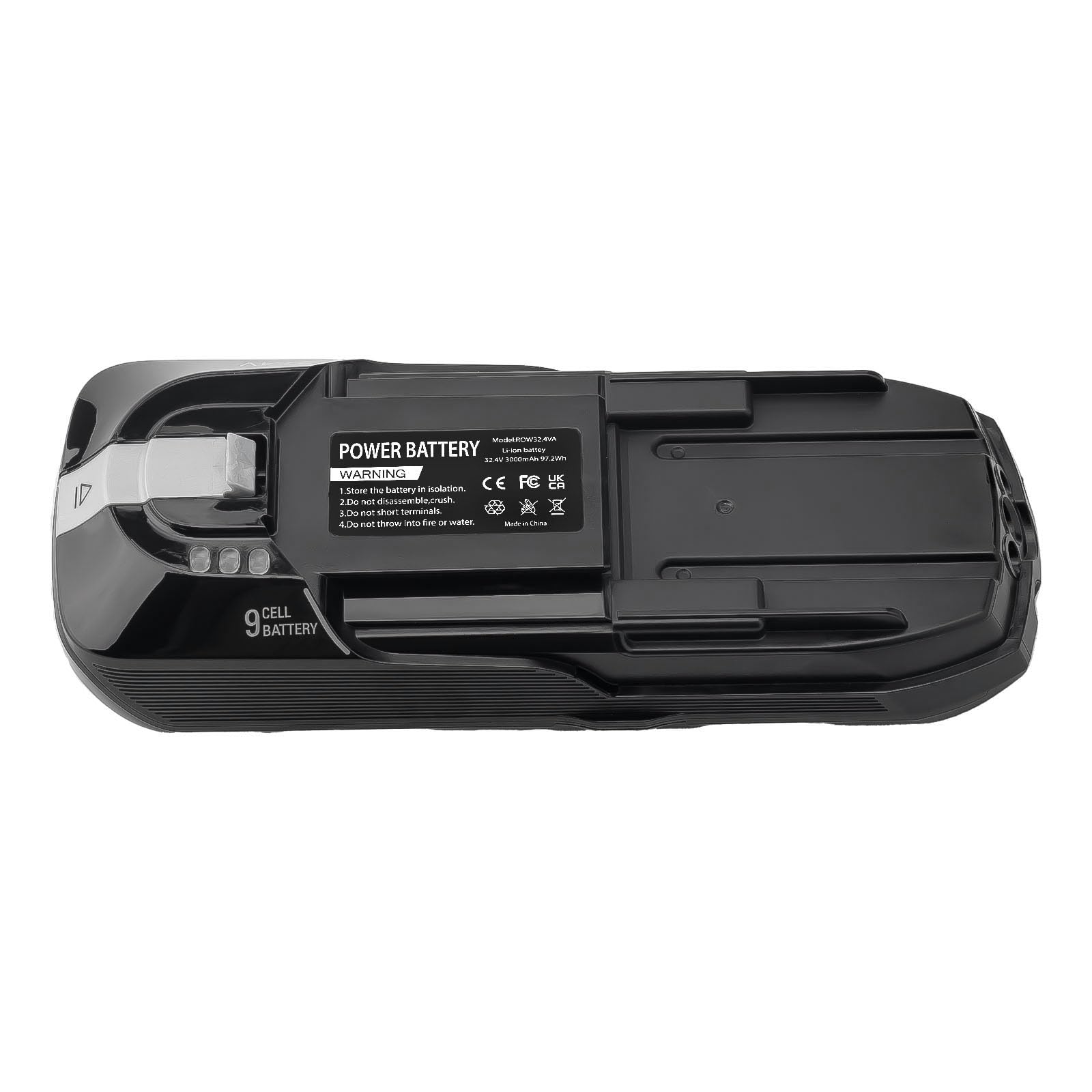 Batterie de Remplacement Lithium-ION 32,4V 3000mAh pour Rowenta X-Force Flex 14.60, Compatible avec SS-2230002589, RH9958, RH9959, RH9990WO, TY9958WO