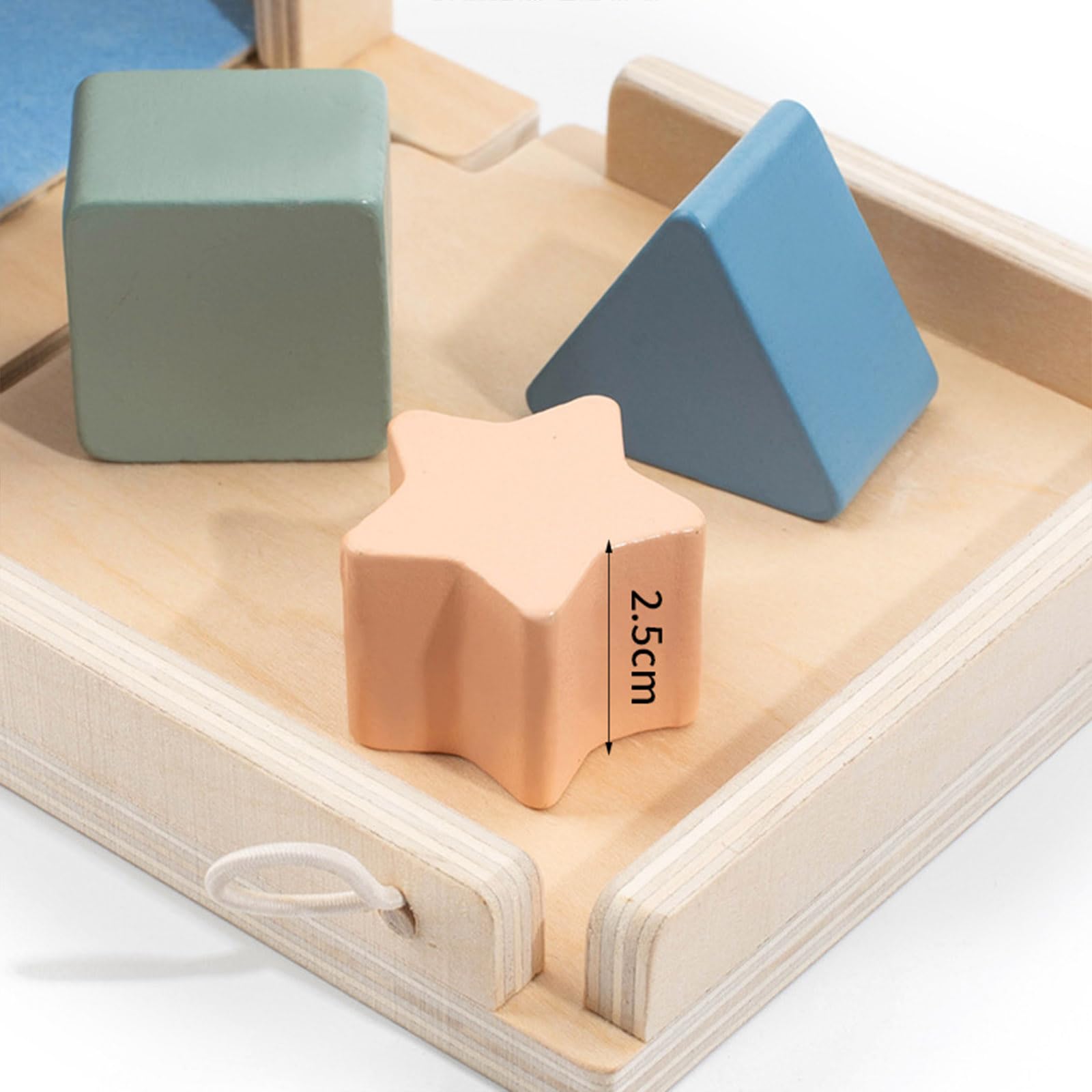 Multifunktionales Holzsortierspielzeug für Kinder, einschließlich Formsortierer, Farbkoordination und Geldschlitzaktivitäten, multifunktionale Spielzeugkiste
