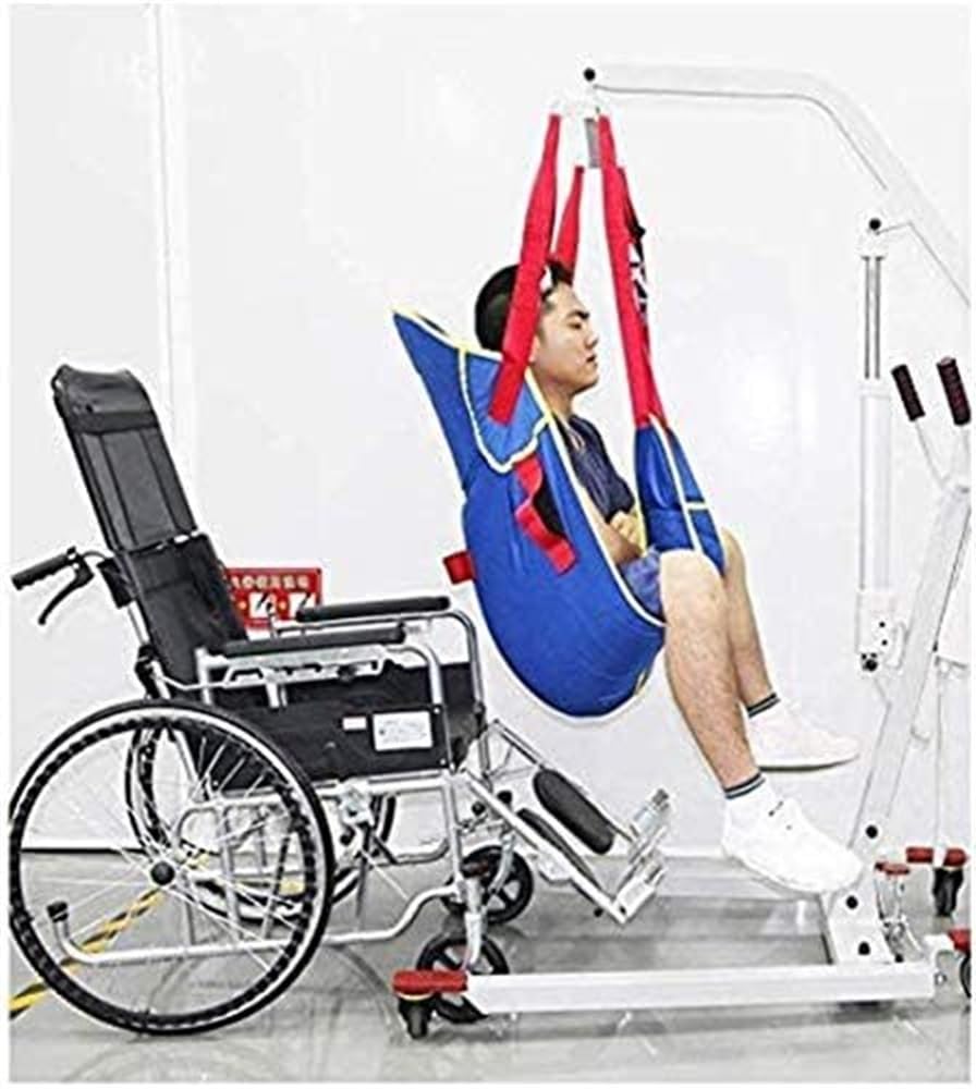 Eslinga de pierna dividida Cinturón de transferencia de cuerpo completo Correa acolchada Cojín de elevación Asiento Levantadores de muslo de pierna dividida Soportes de cintura de cadera Ayudas con ap