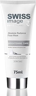 Sponsored Ad – Brightening Face Mask Absolute Radiance with Niacinamide 75 ml | Purifies, Hydrates, Brightens Skin |Reduces Pores & Evens Skin Tone | Detoxifies & Boosts Glow| All Skin Types | Swiss Made