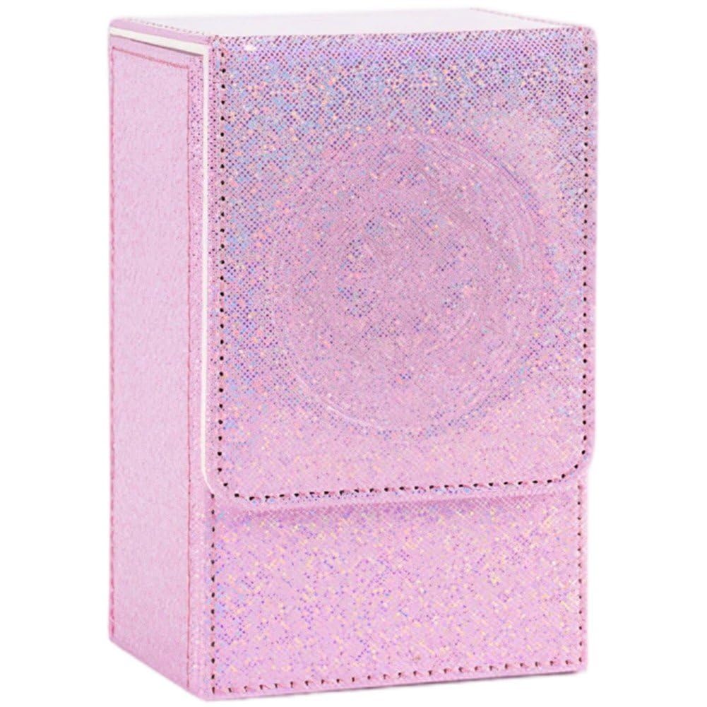 Ymxygz Card Deck Box, Pu Leather Tarot Card Box, Trading Card Storage Box Leather Deck Boxes for Tarot Card Deck Trading Cards