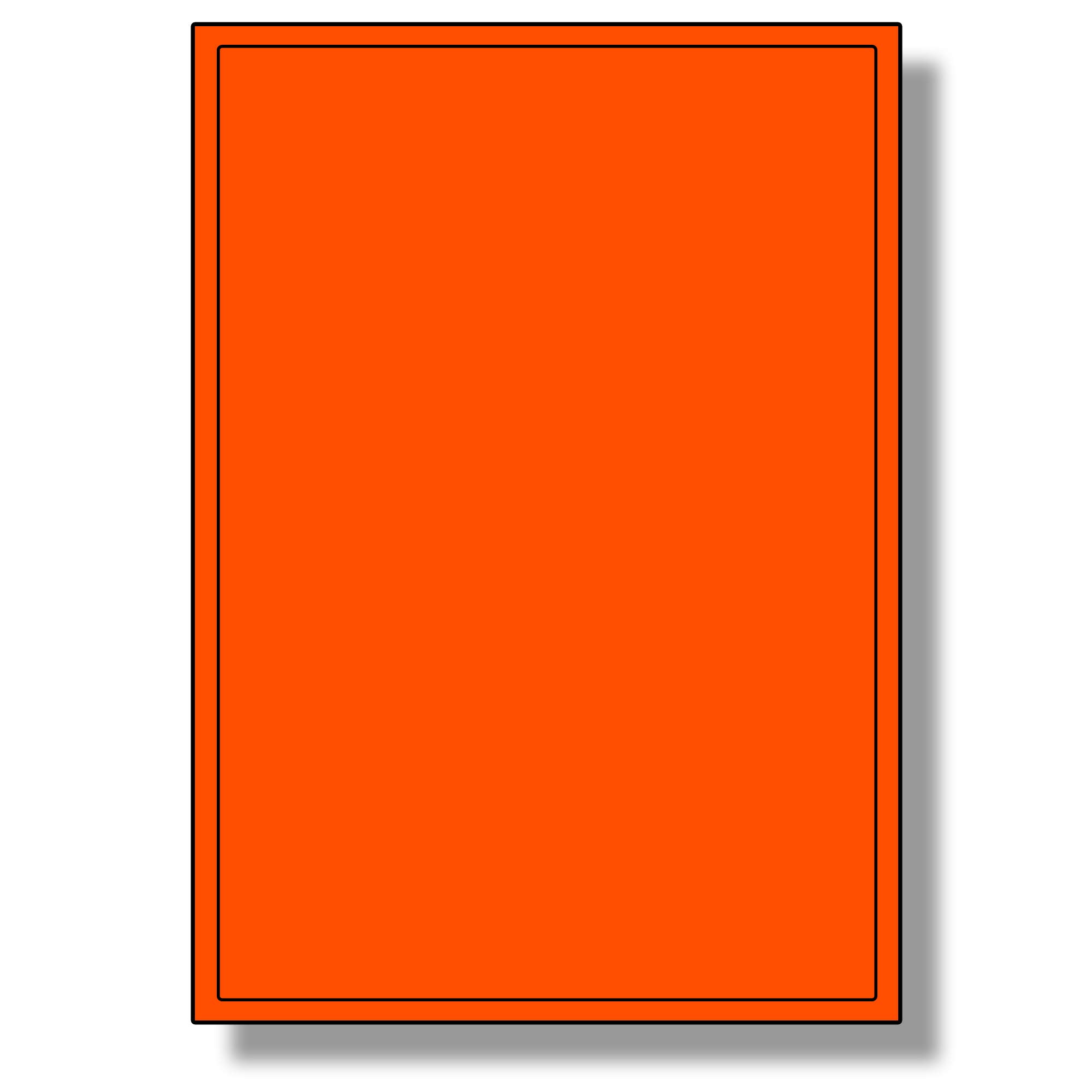 Label Planet® 1 Per Sheet, 50 Sheets (50 Tomato RED Labels), Matt Paper Self-Adhesive A4 Coloured Multi-Purpose Paper Stickers for Laser/Inkjet Printers, UK LP1/199C, 199.6 x 289.1 MM, for Printing — image 1