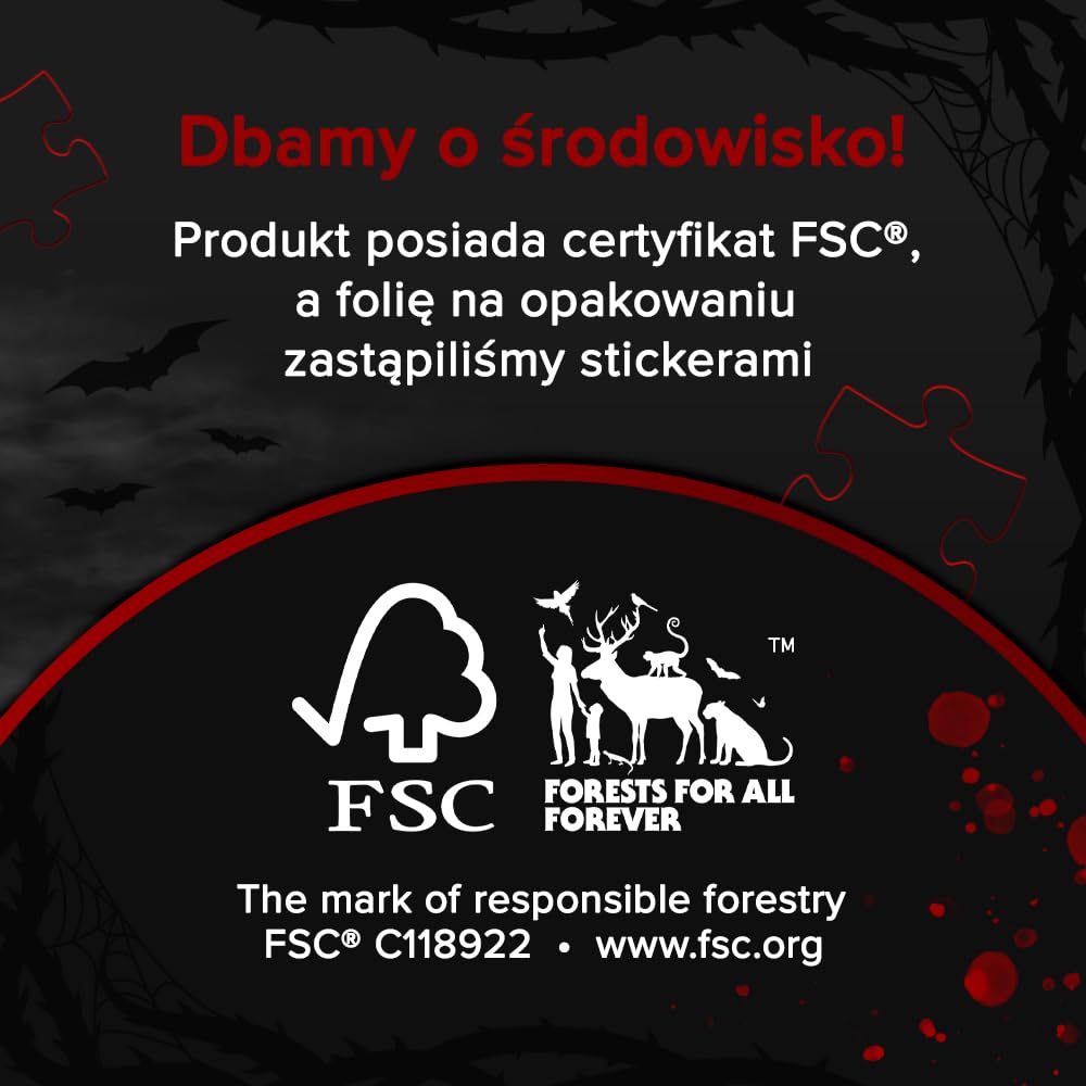 Trefl - Puzzle 1000 Elementów, Koszmar z Ulicy Wiązów, Premium Plus | Dla dzieci i dorosłych 14+, wysokiej jakości, kreatywna rozrywka, precyzyjnie dopasowane, idealny prezent, relaks, dekoracja